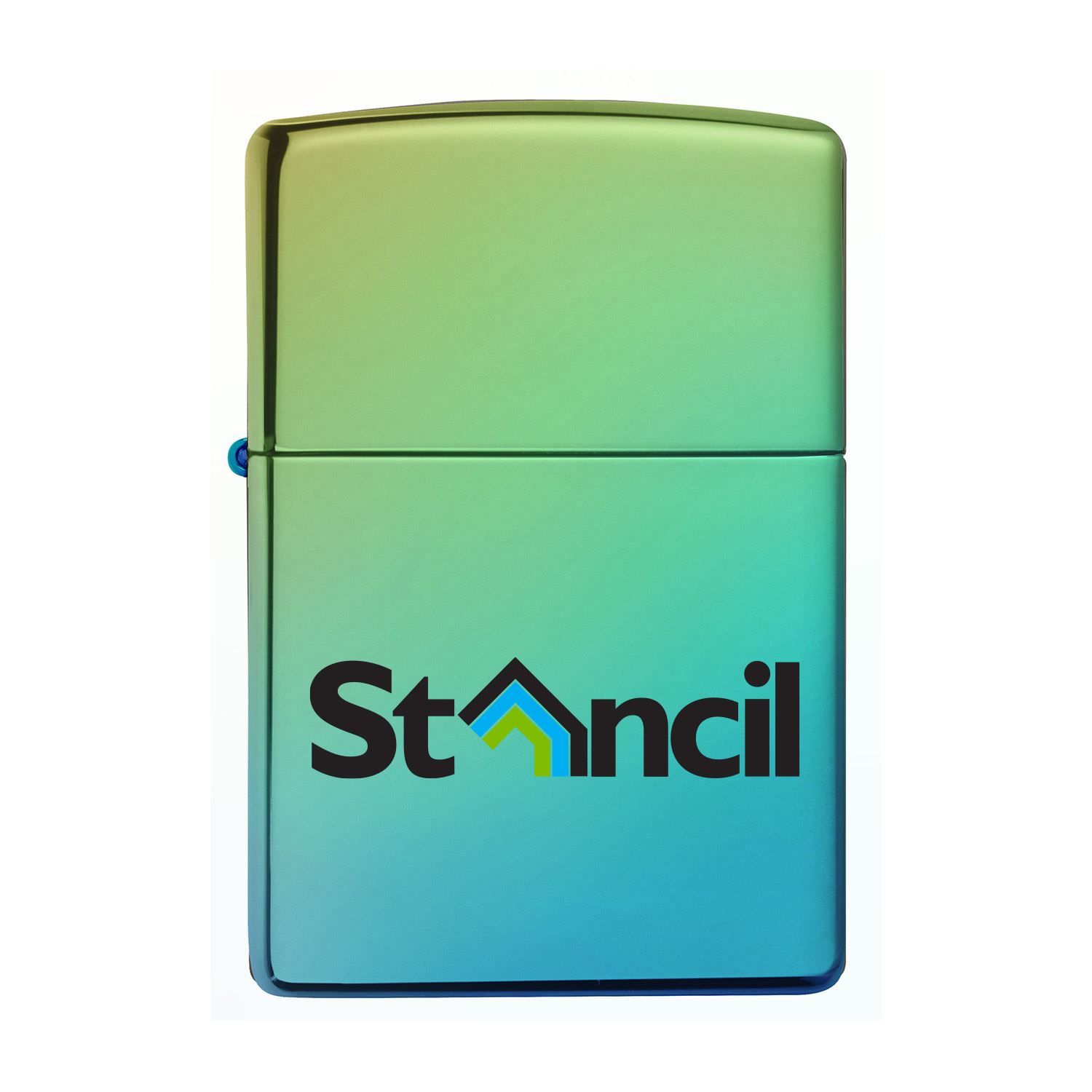 High Polish Teal Windproof Lighter