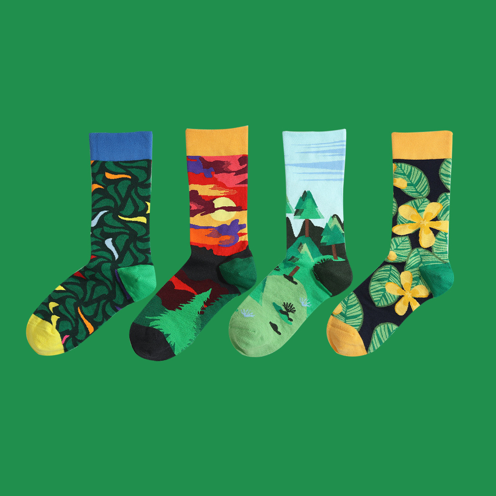 Custom Casual Jacquard Socks