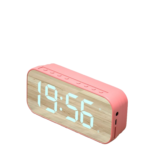Mirror Alarm Clock Bluetooth Speaker 3