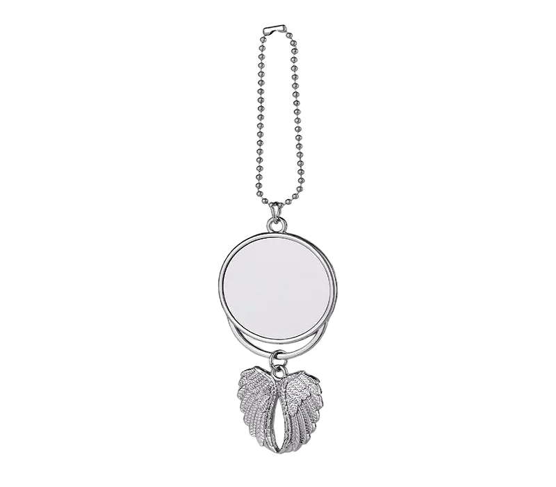 Personalized Photo Angel Wings Metal Car Tag 2