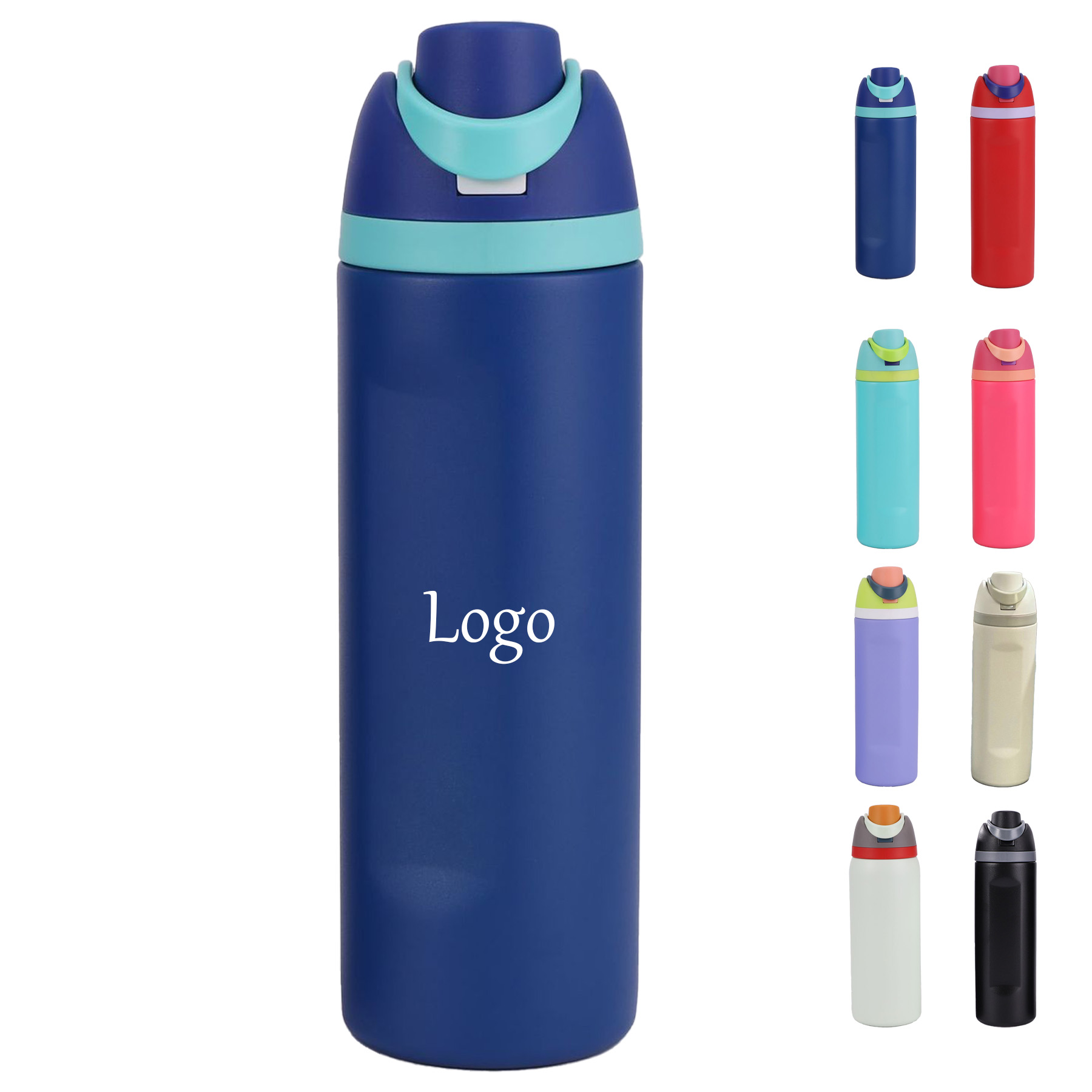 Vacuum Insulated Water Bottle with Straw 3
