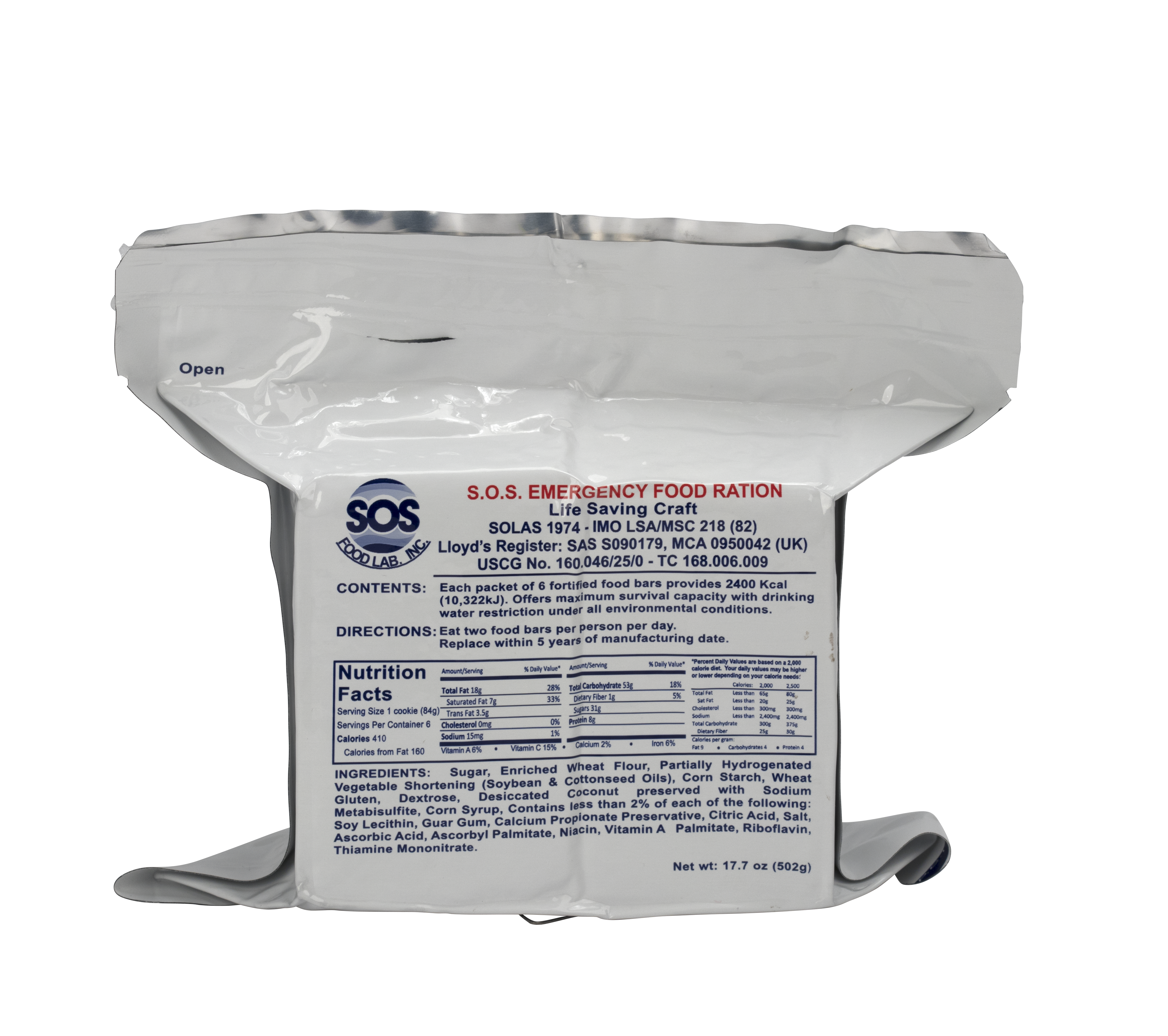 Emergency High Calorie Food Brick 2400 Calorie 1