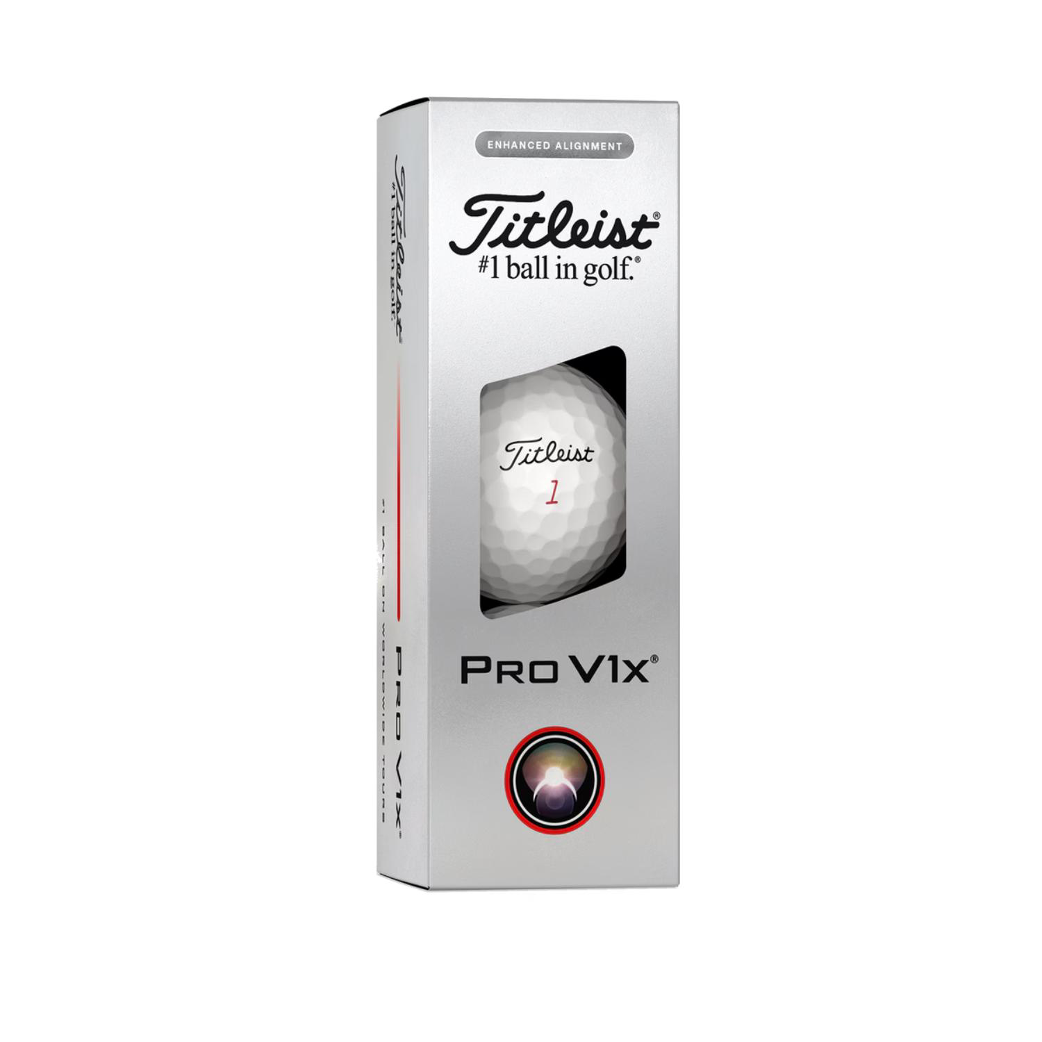 Titleist® 12 Pack Pro V1x AIM Enhanced Golf Balls 3