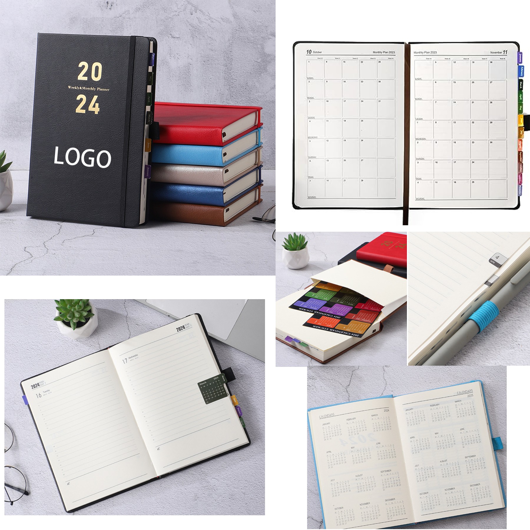 A5 2024 Calendar Notebook