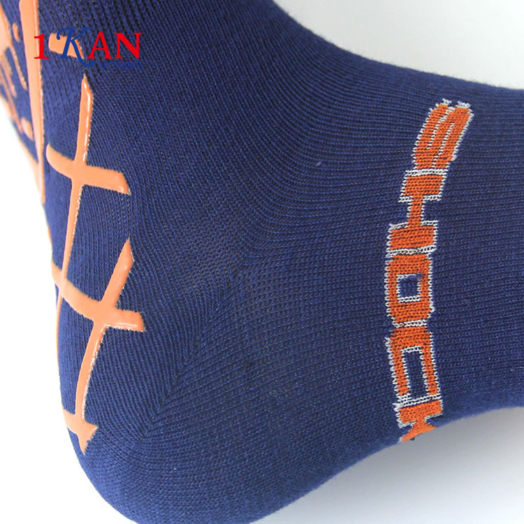 Anti Slip Grip Cotton Crew Socks 5