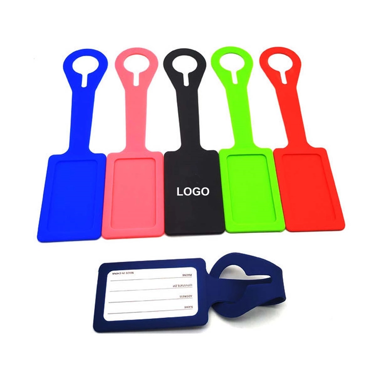 Large Silicone Luggage Tag 4