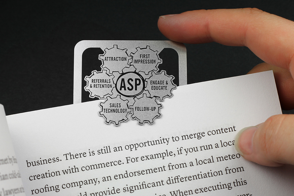 Metal Bookmarks, custom desk accessory with logo imprint 12