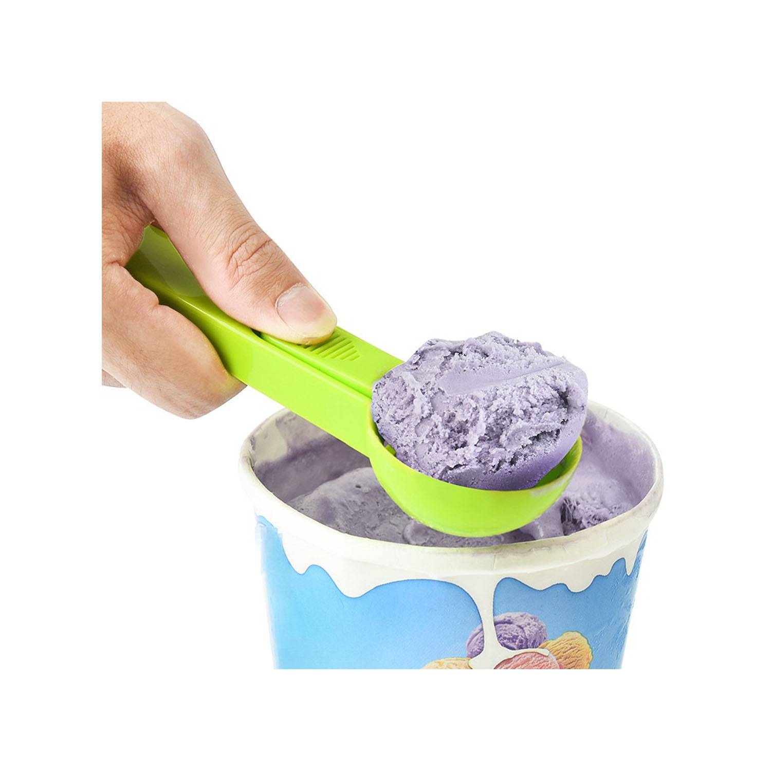 Press-Type Plastic Ice Cream Scoop 5
