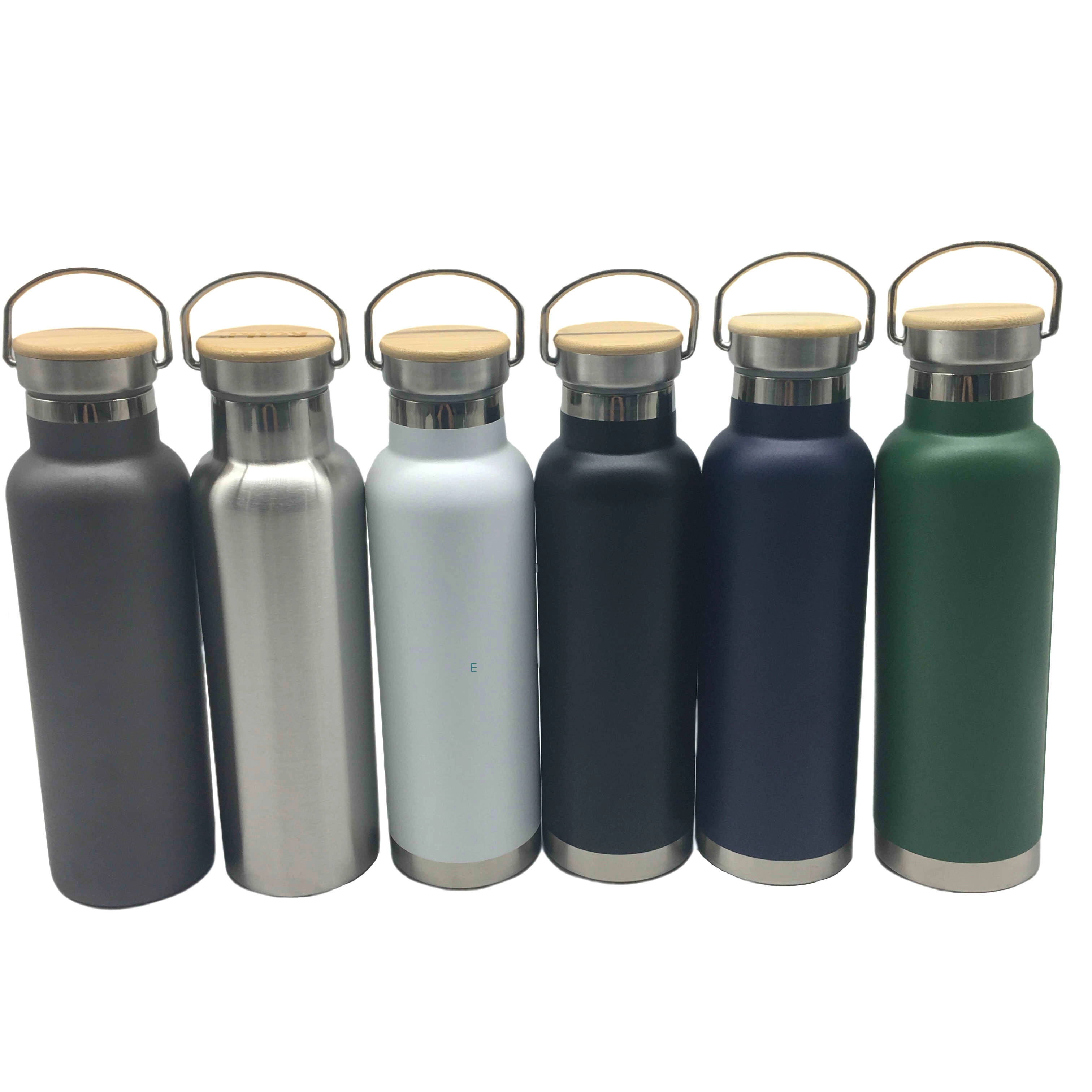 20oz. Double Wall SS Vacuum Tumbler with bamboo lid 9