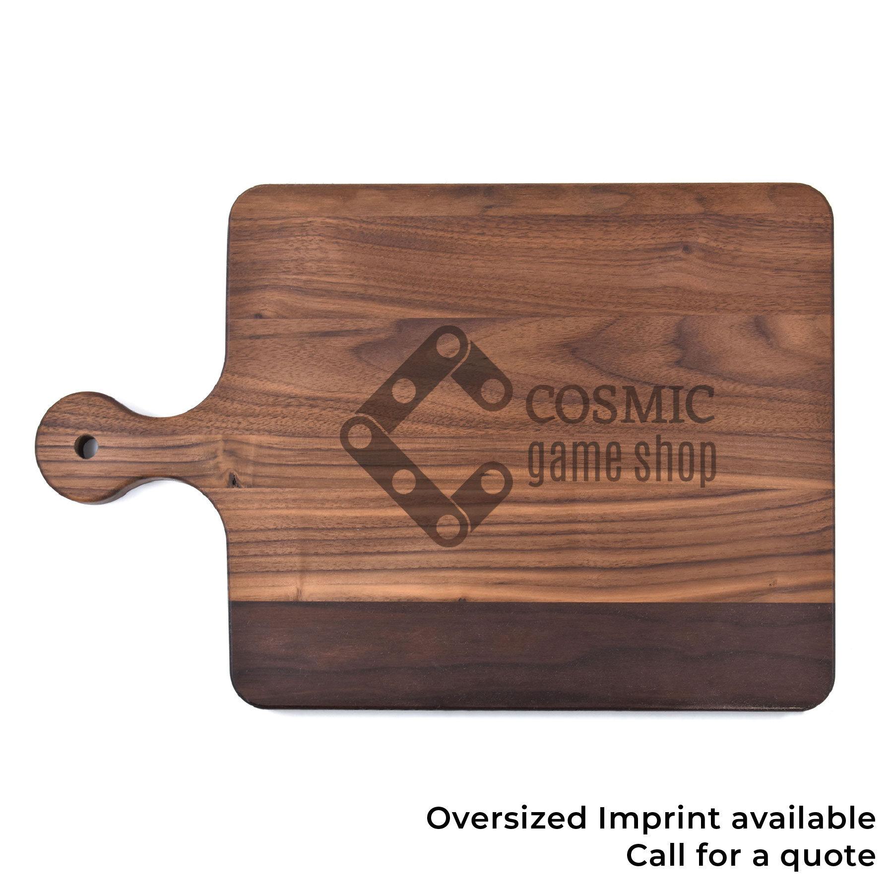 10 1/2" x 16" Walnut Paddle Cutting Board 2
