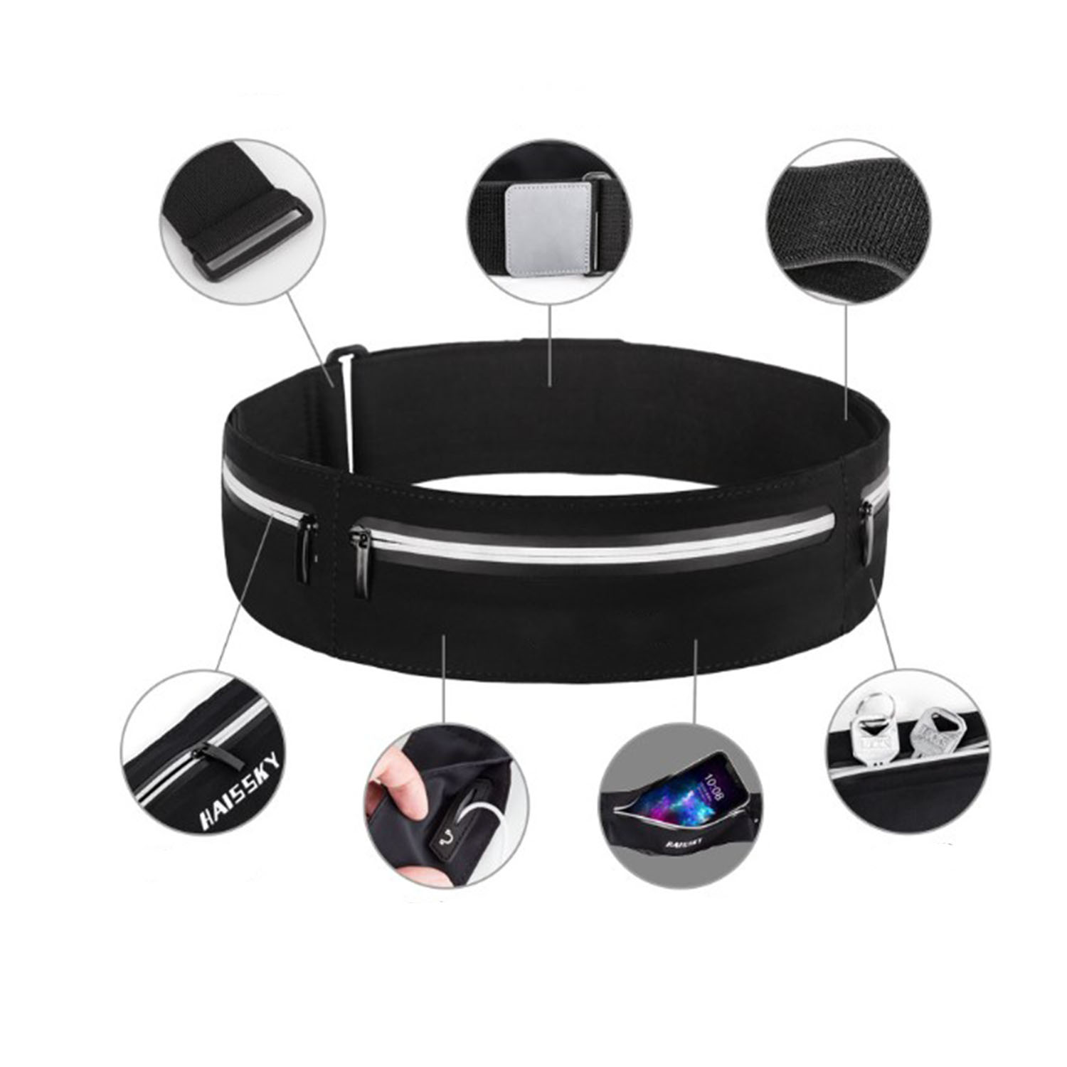 Sports running waist bag 2