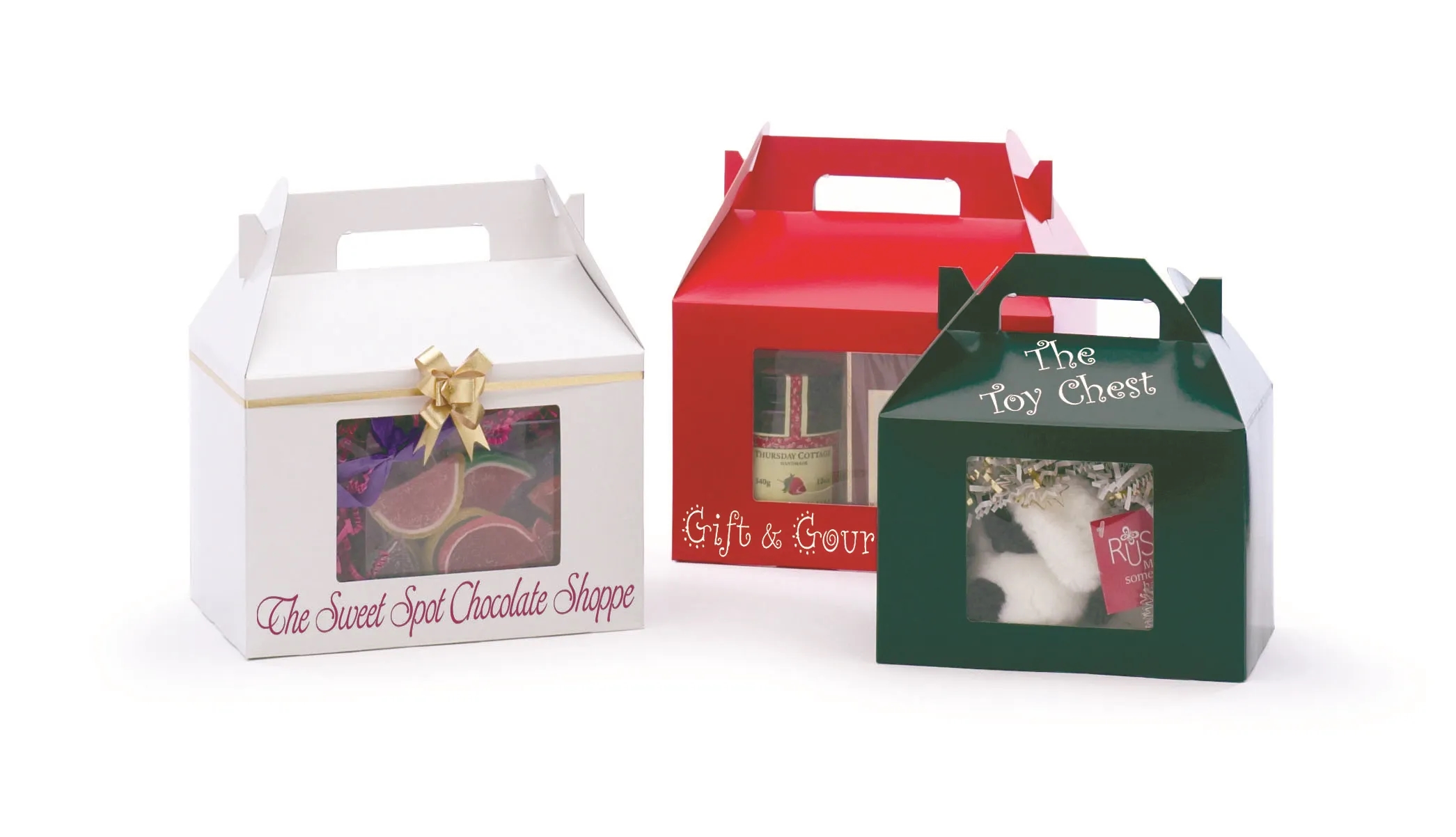 Colored Gable Boxes w/ Window