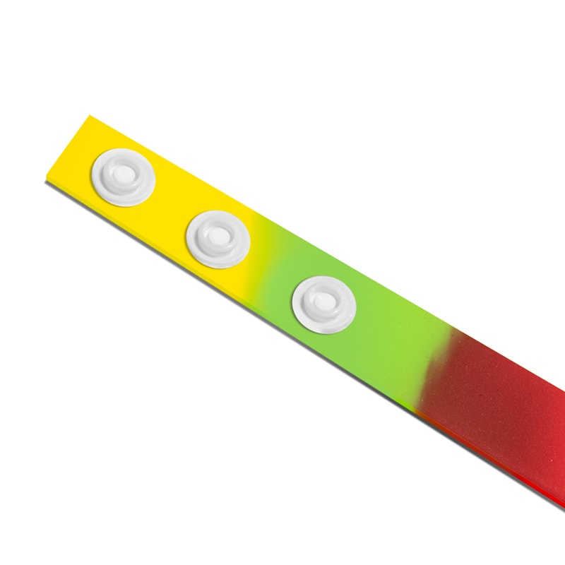 Debossed Silicone Adjustable  Wristbands 240