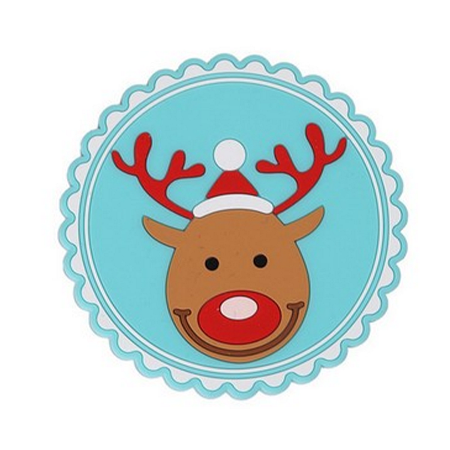 Christmas Rubber Heat Insulation Cup Coasters 3