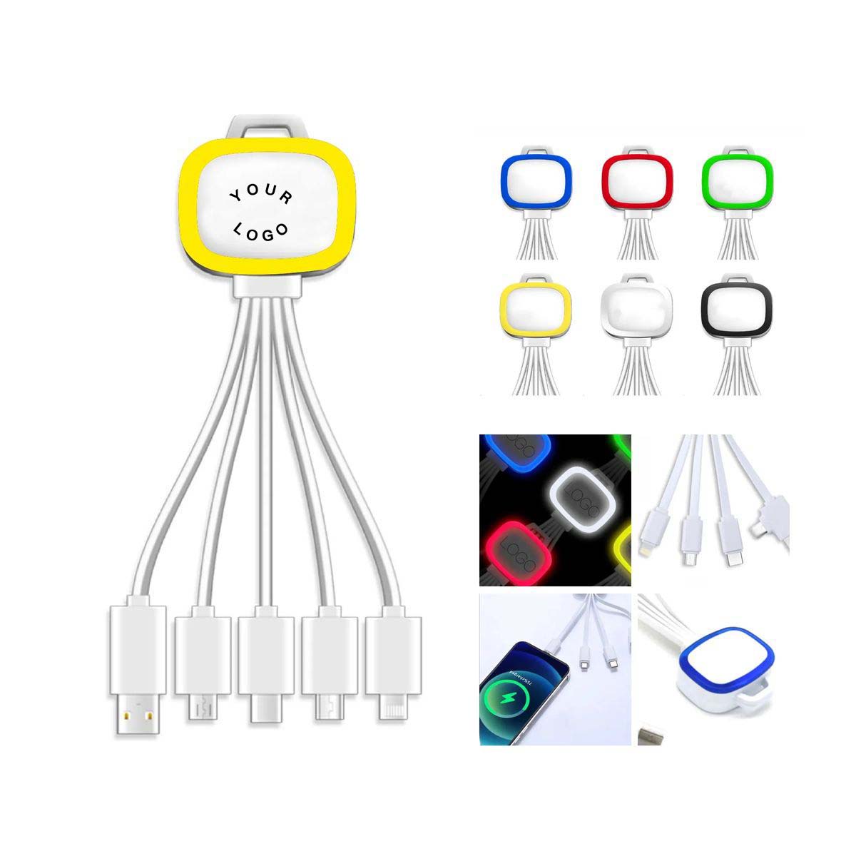 Durable Multi Function Data Cable for Multiple Devices 2
