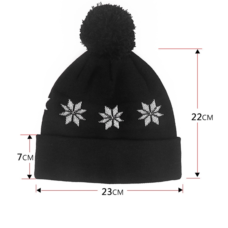 Custom Beanie Hats Winter Knitted Caps Unisex 4