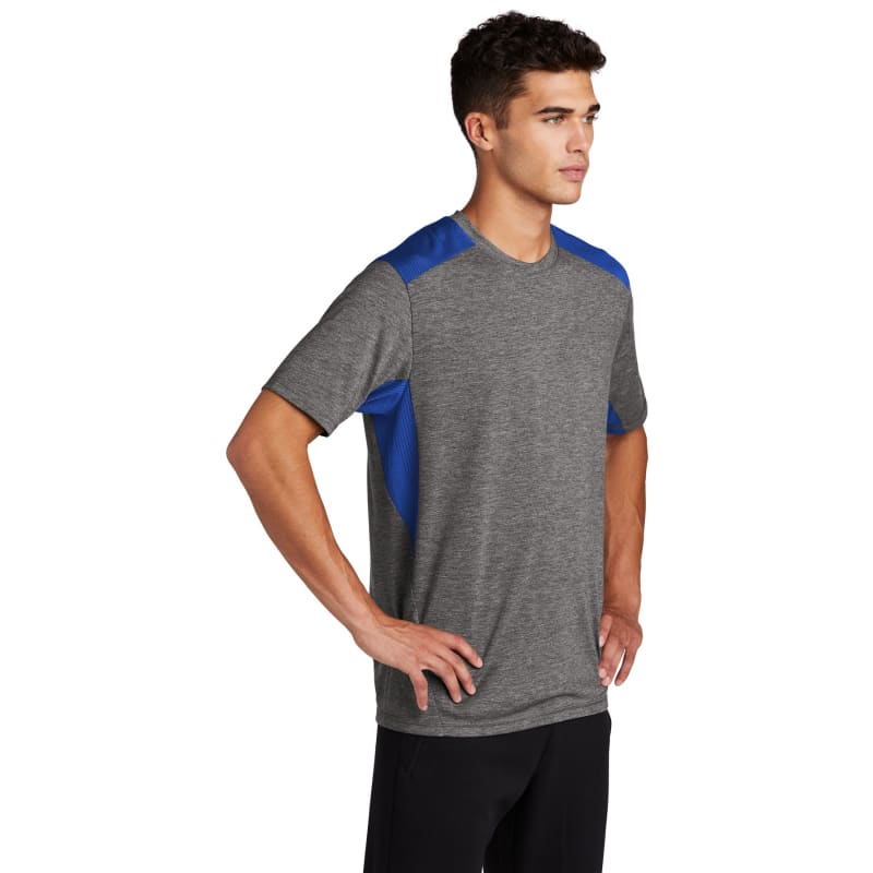 Sport-Tek PosiCharge Tri-Blend Wicking Draft Tee. 26
