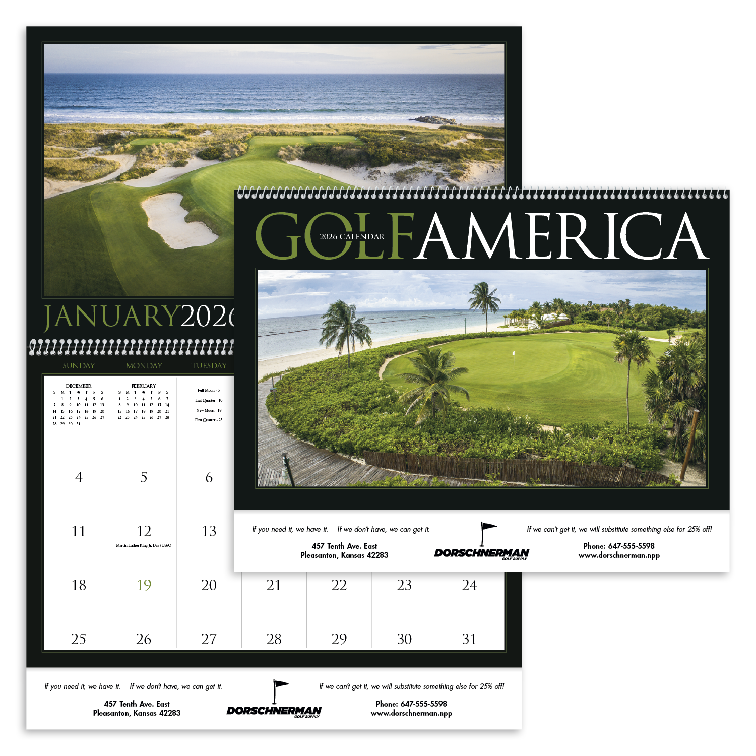 Triumph® Calendars Golf America Calendar 29