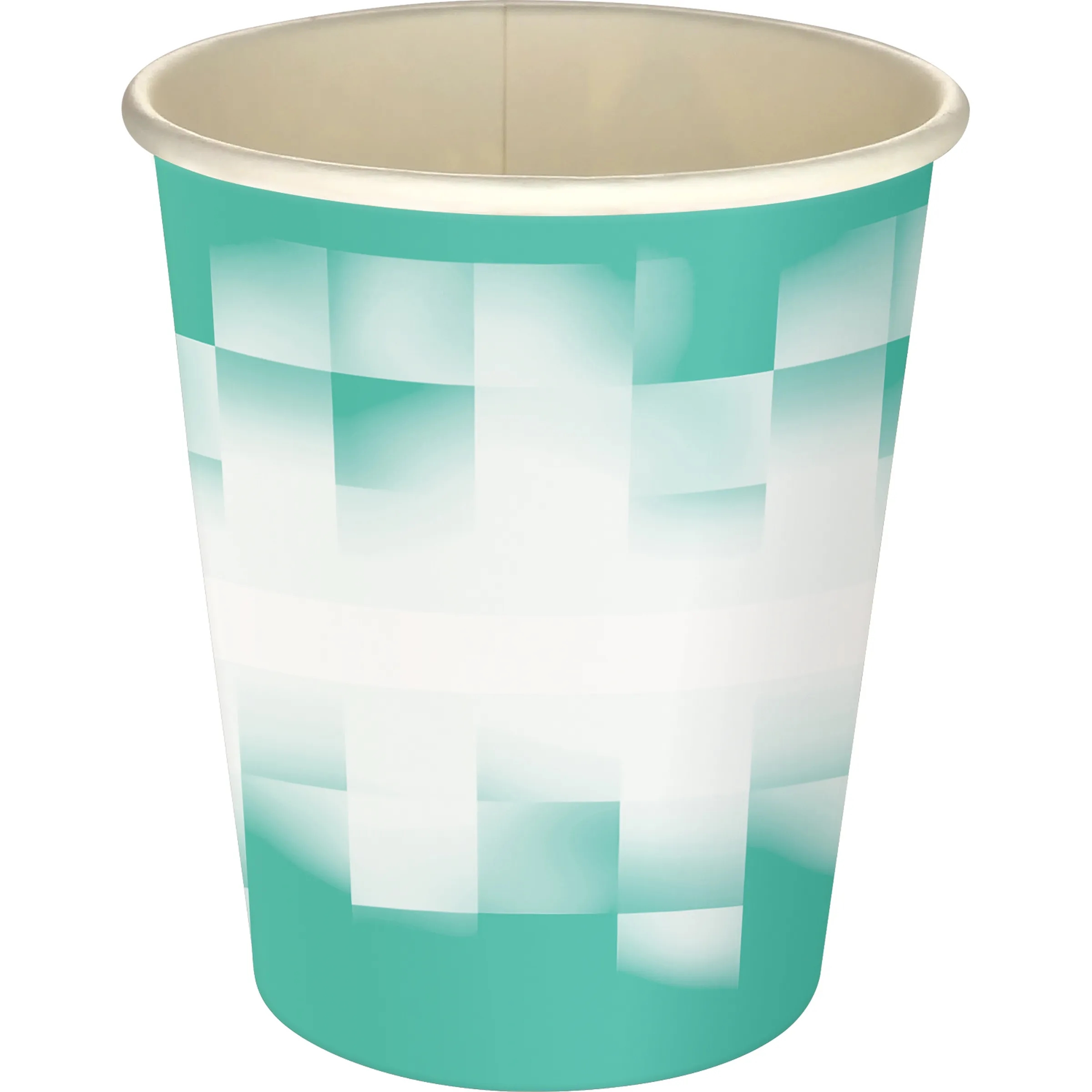 5 oz Full Color Shaded Checkers Paper Cup 11