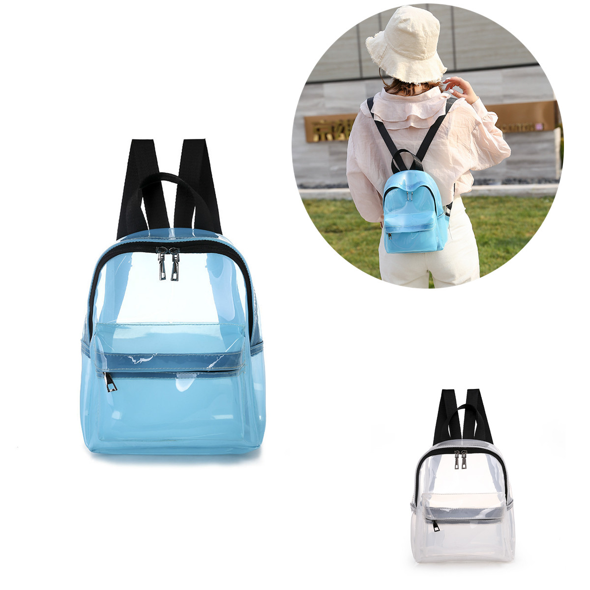 Clear Mini Bag Stadium Approved Transparent Backpack 2