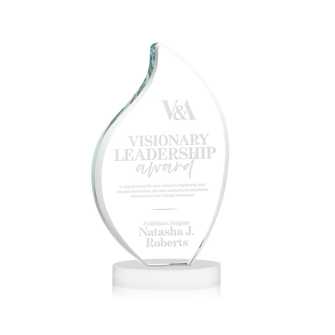 Odessy Flame Award on Alberton Base - White