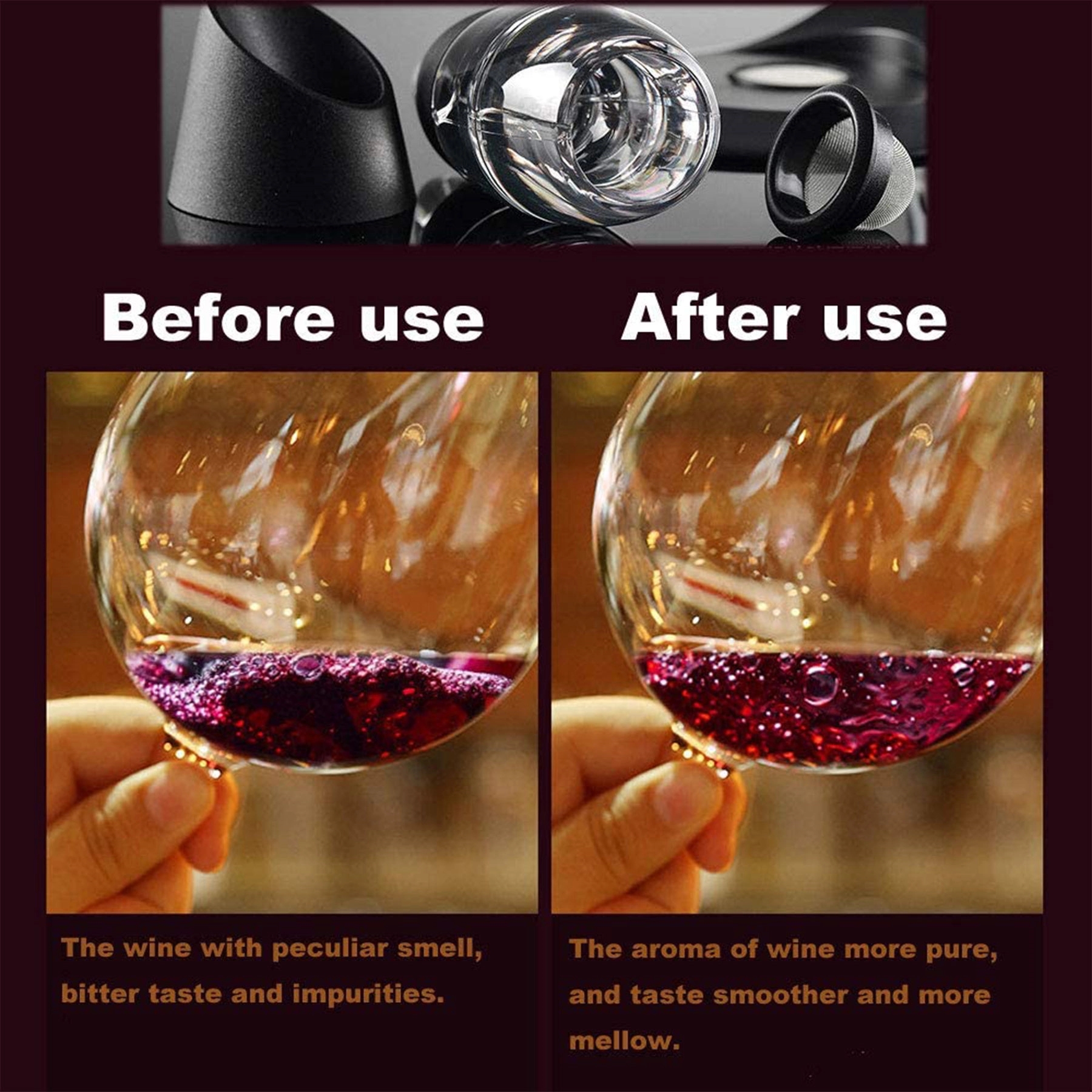 Wine Aerator With Filters 5