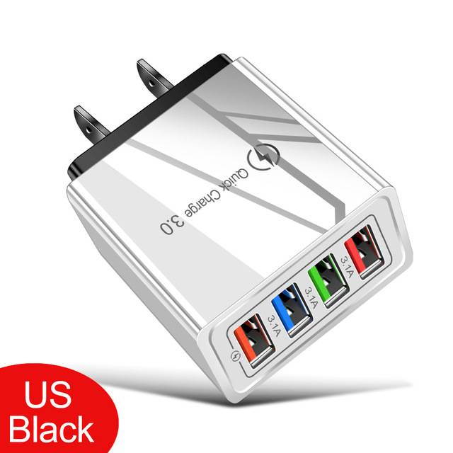 USB Charger Cube Wall Plug 5