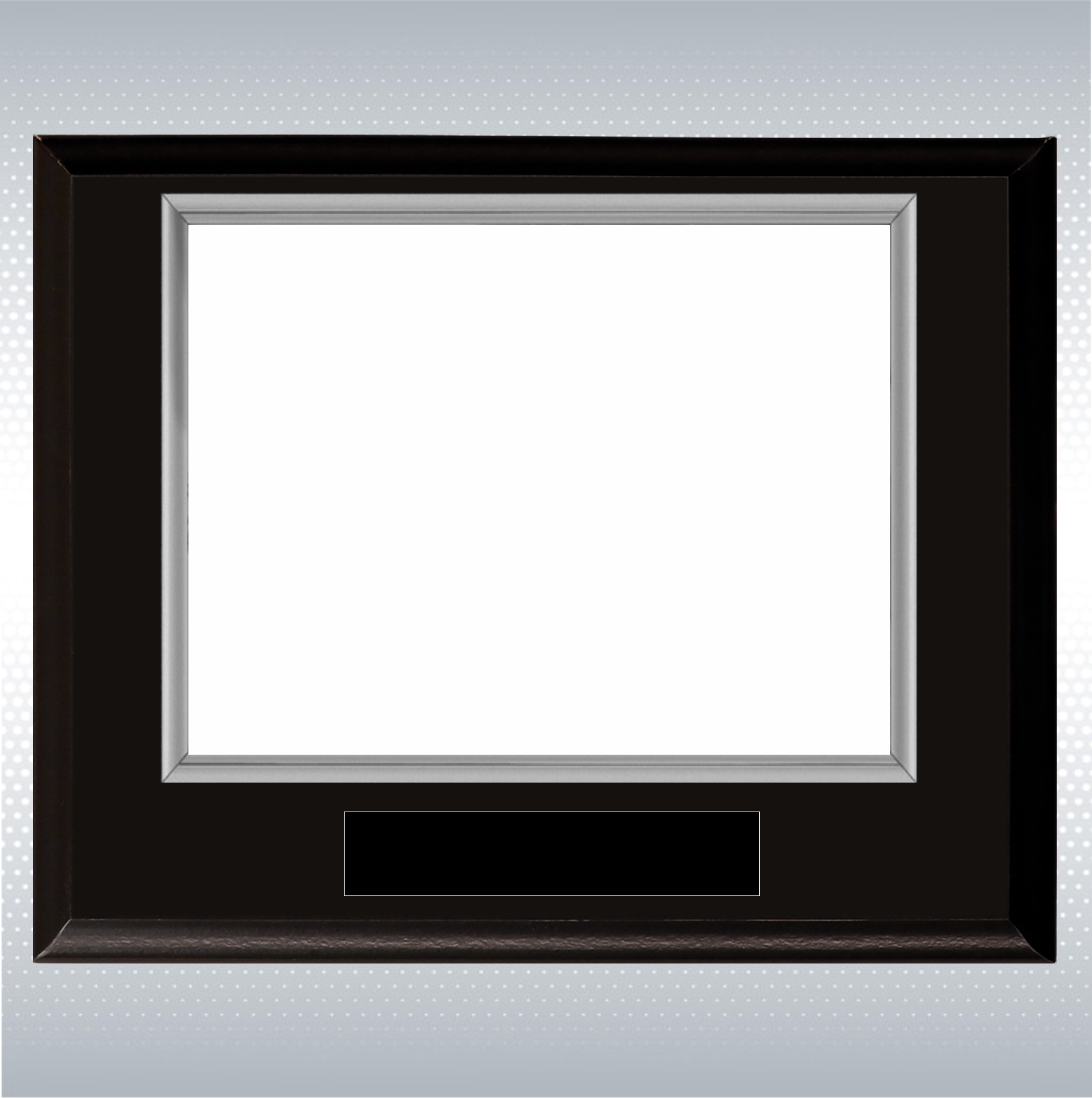 Black Matte Finish Certificate Plaque 8