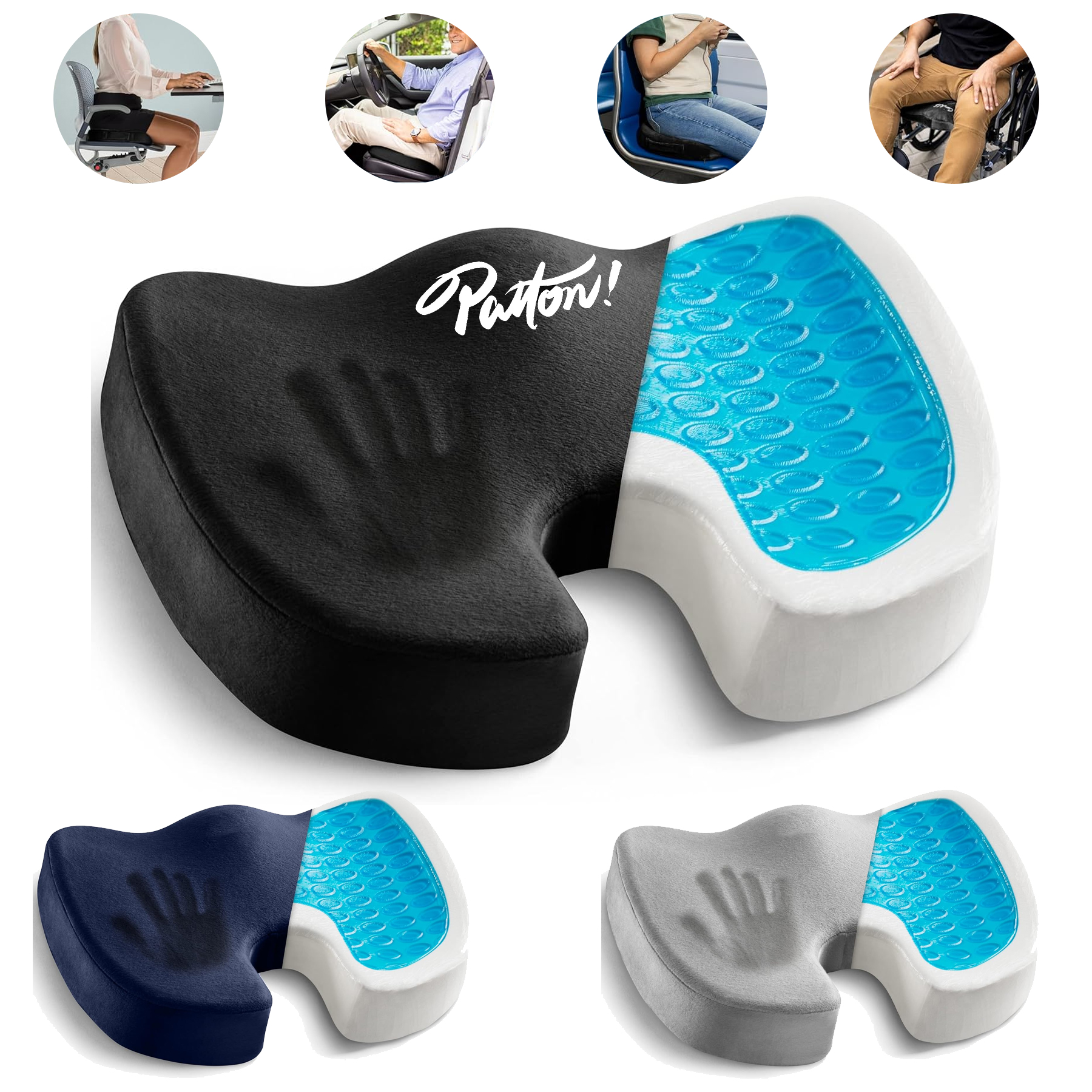 Gel Enhanced Seat Cushion 1