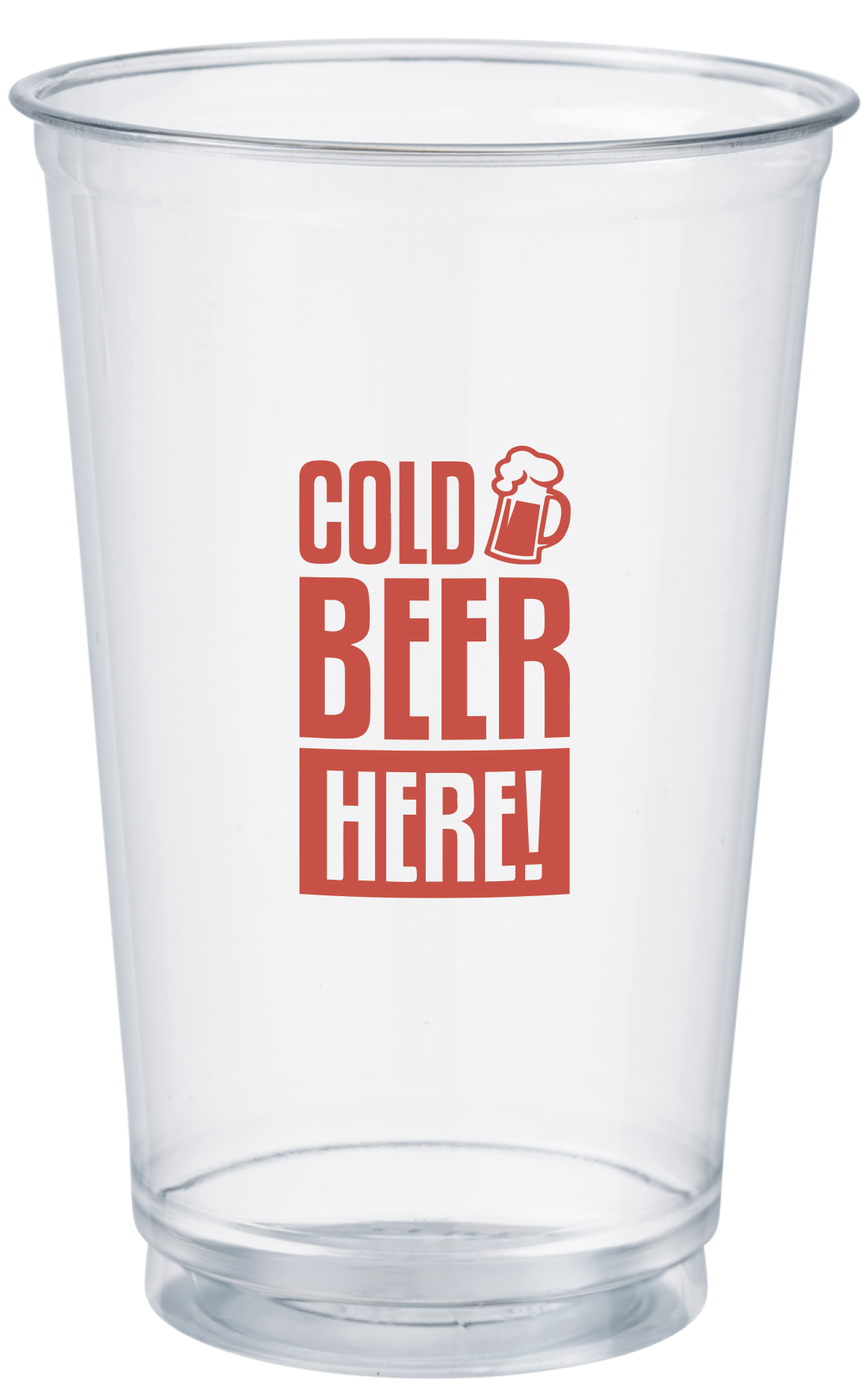 20 oz. Clear Plastic Party Cup 2