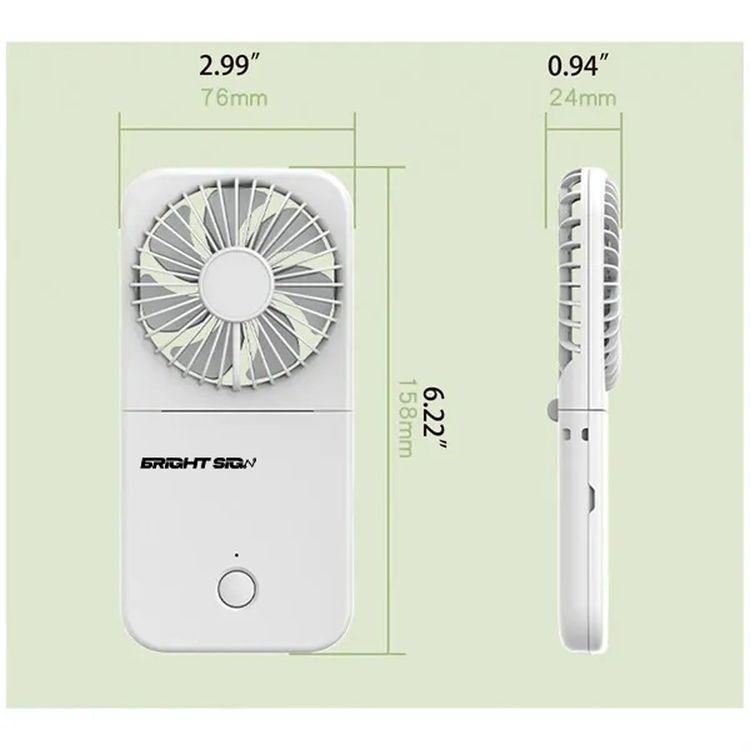 Foldable High-Speed Rechargeable Mini Personal Fan 2