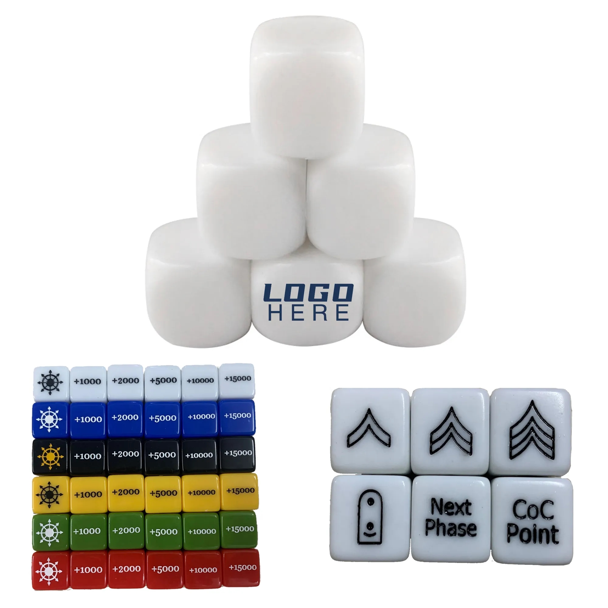 Custom Game Dice MOQ500pcs