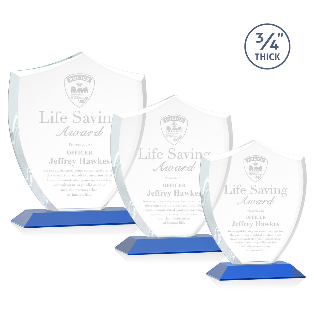 Scudo Shield Award - Blue 3