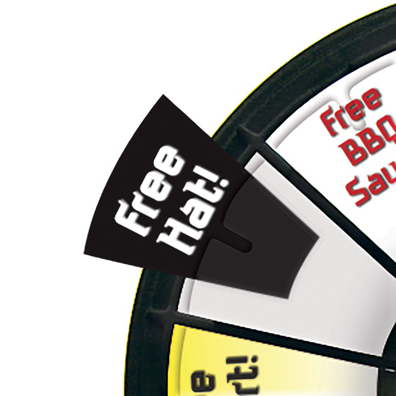 Spin 'N Win Prize Wheel Replacement Graphic Inserts Kit 4