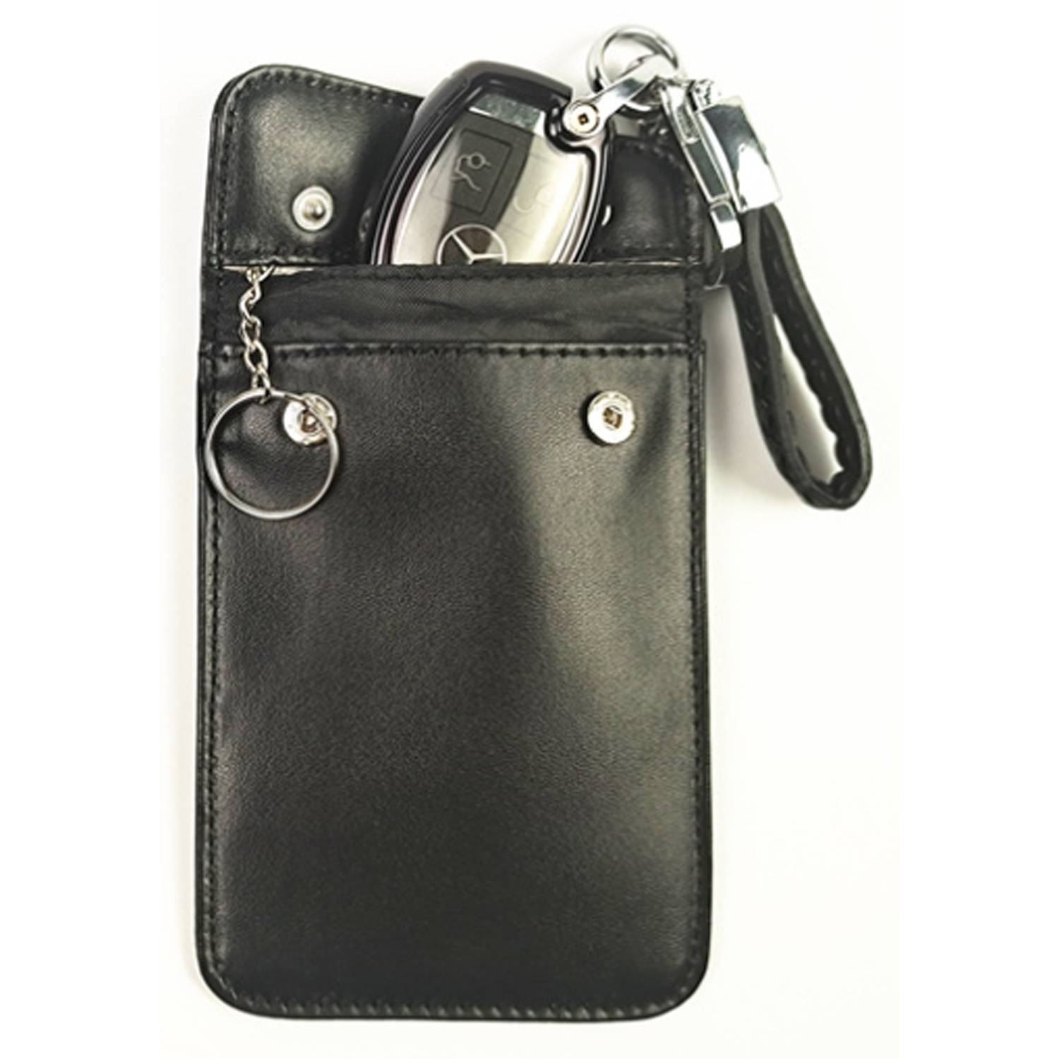 Leather Faraday Key Bag 5