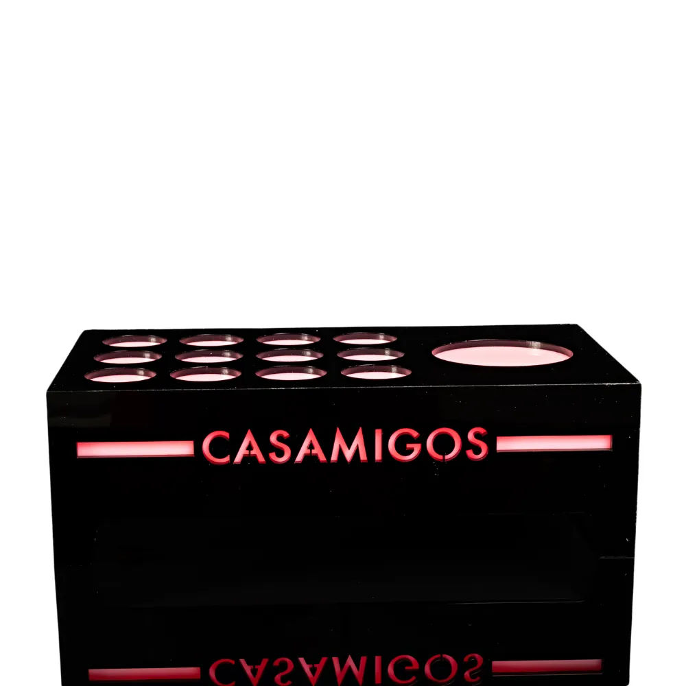Rectangular Acrylic LED Shot Tray 6