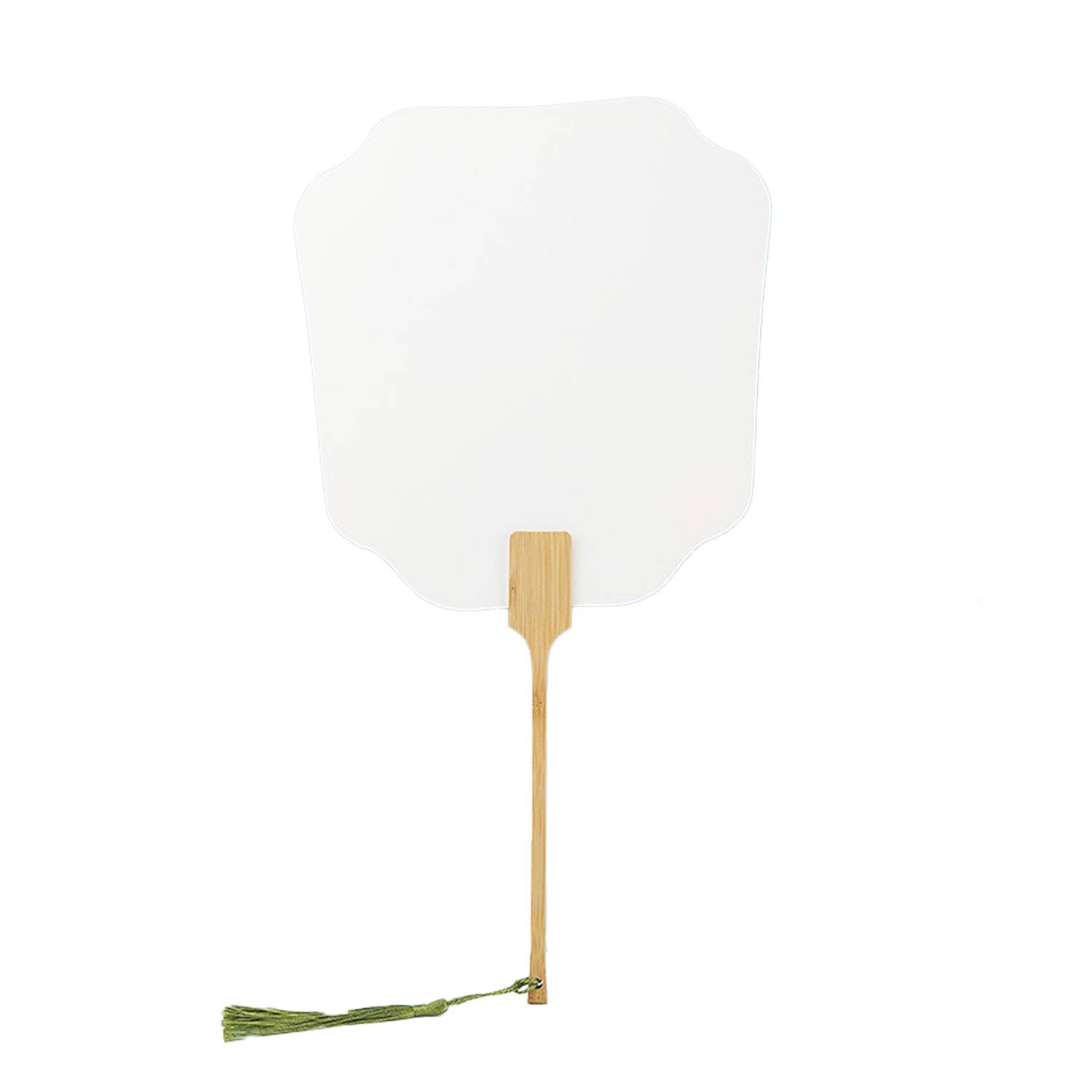 Wooden Handle DIY Paper Handheld Fan 2