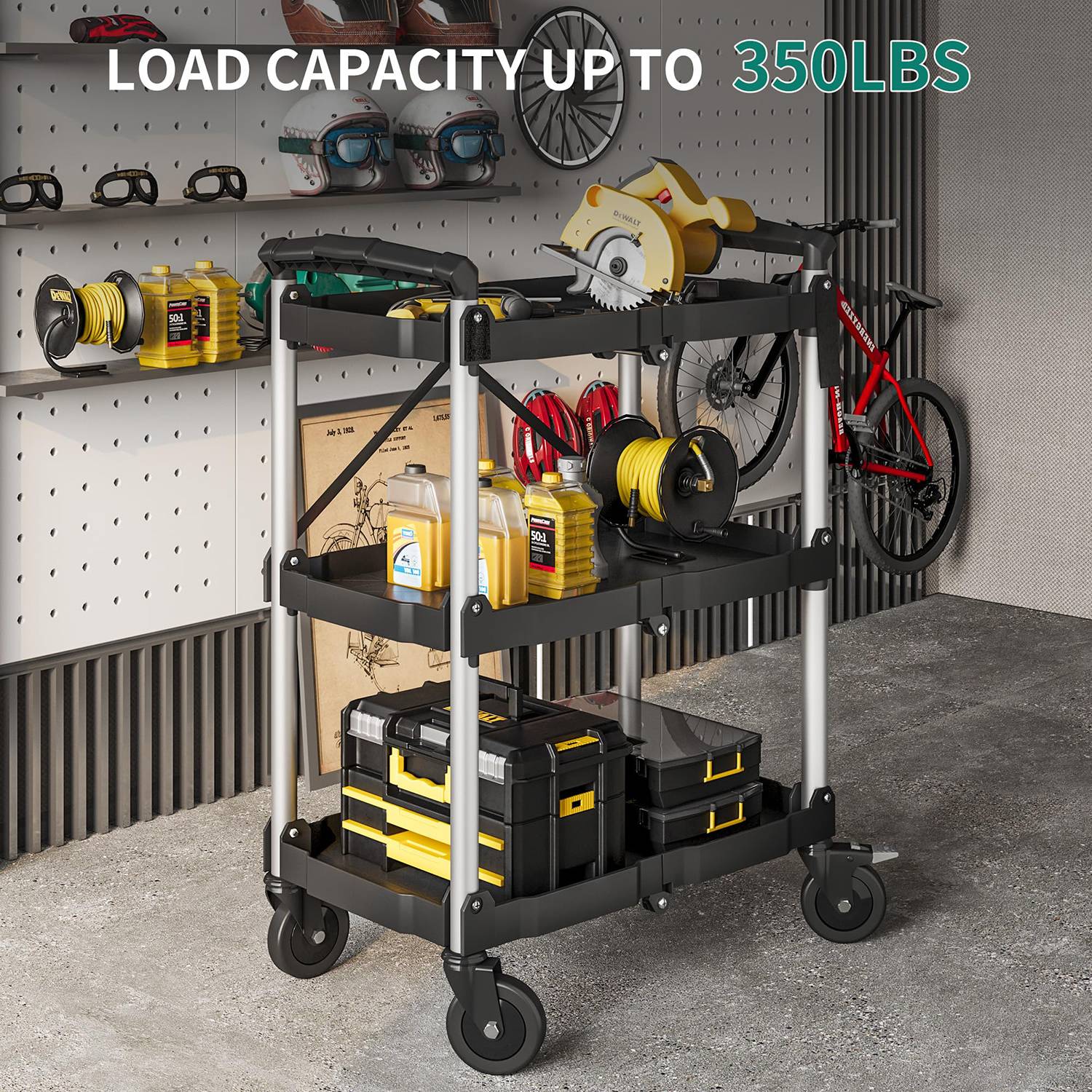 Large-Capacity Portable Folding Cart 4
