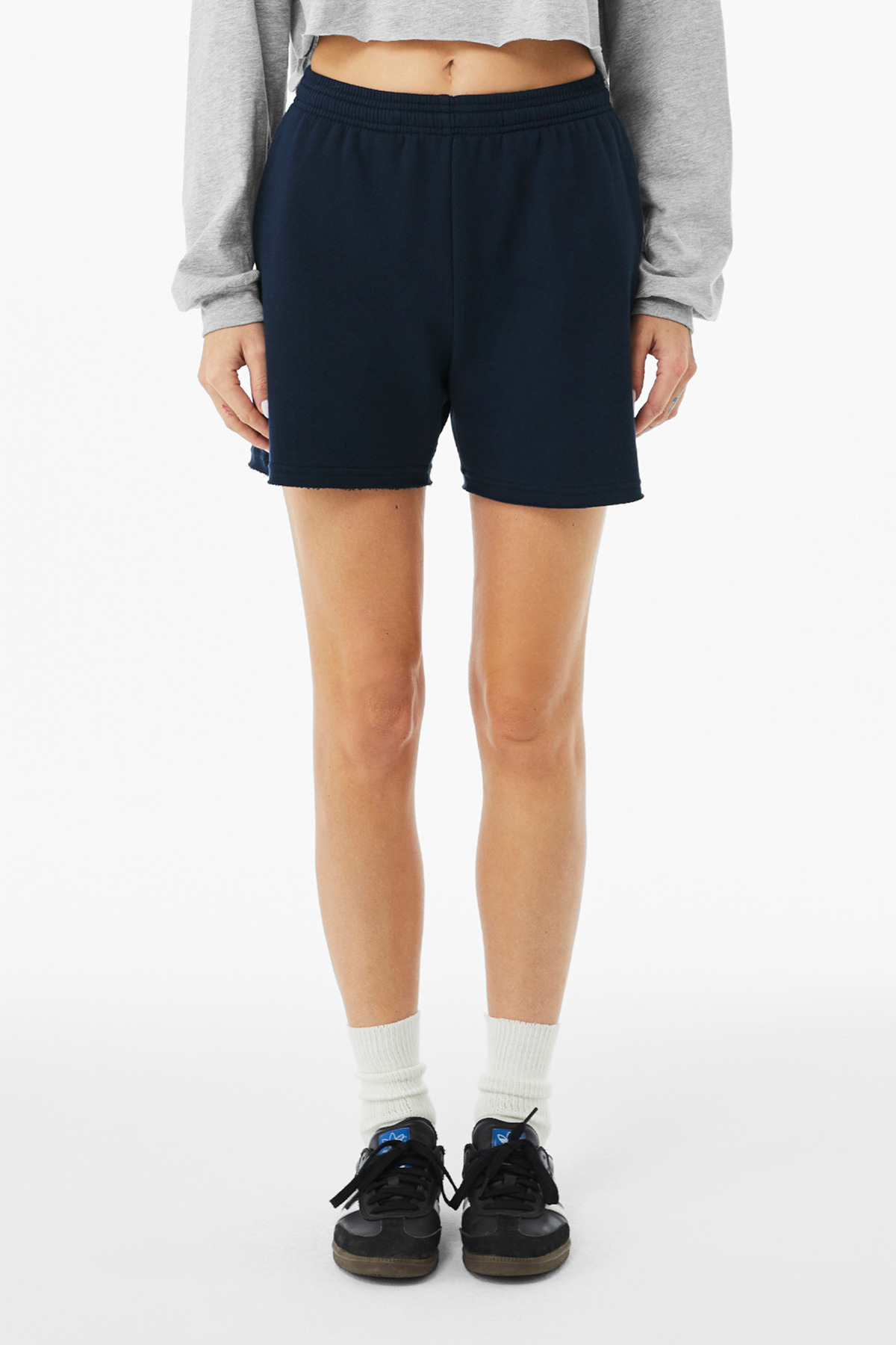 BELLA+CANVAS Women's Cutoff Sweatshort BC3787 19