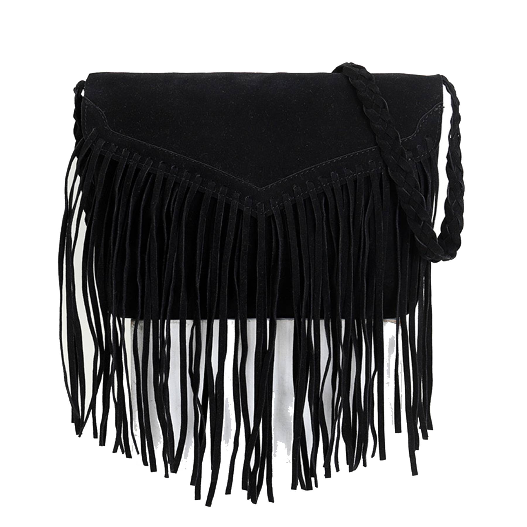 PU leather Fringed Female Shoulder Crossbody Bag for woman 2