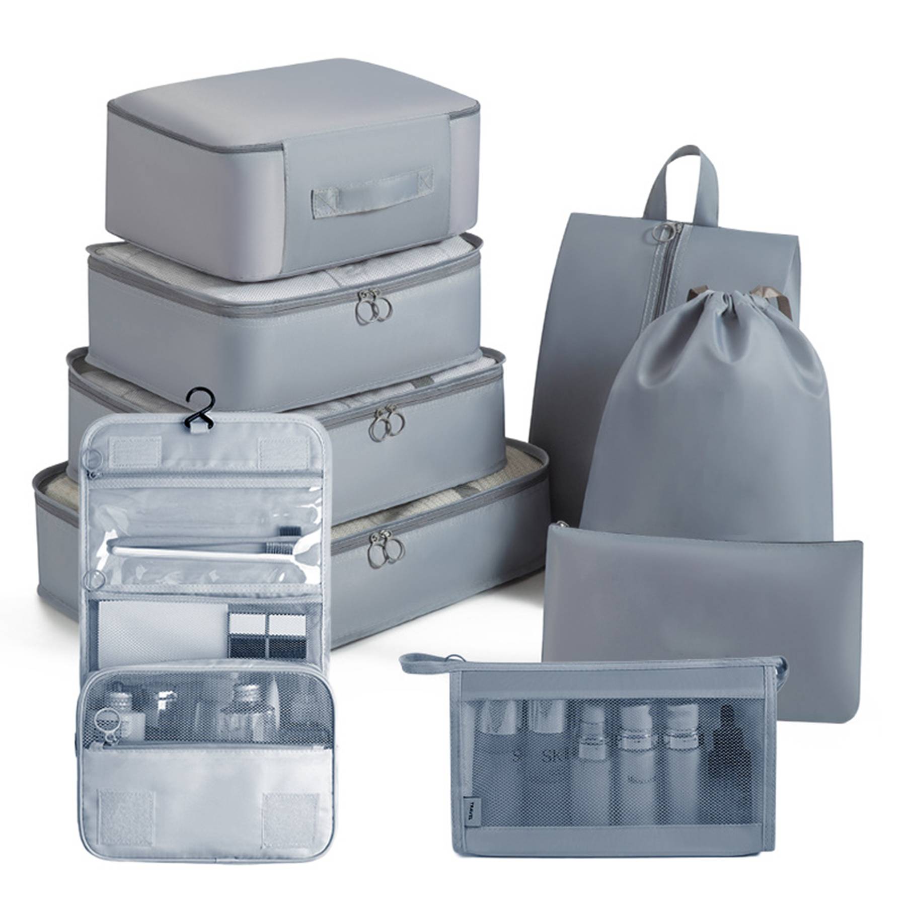 Packing Cubes - 9 PCS Travel Luggage Organizers Bag Set 5