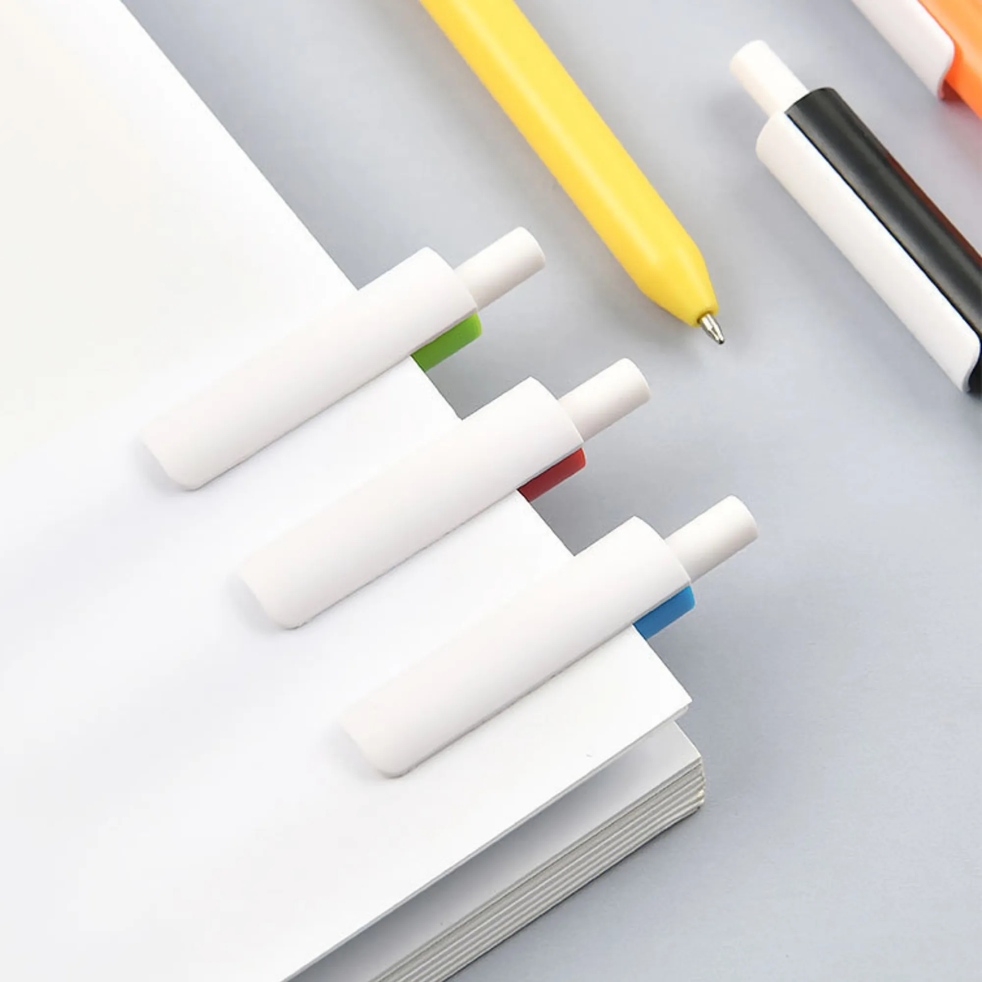 Click Retractable Ballpoint Pen Gel Pens Rollerball Stylus 5