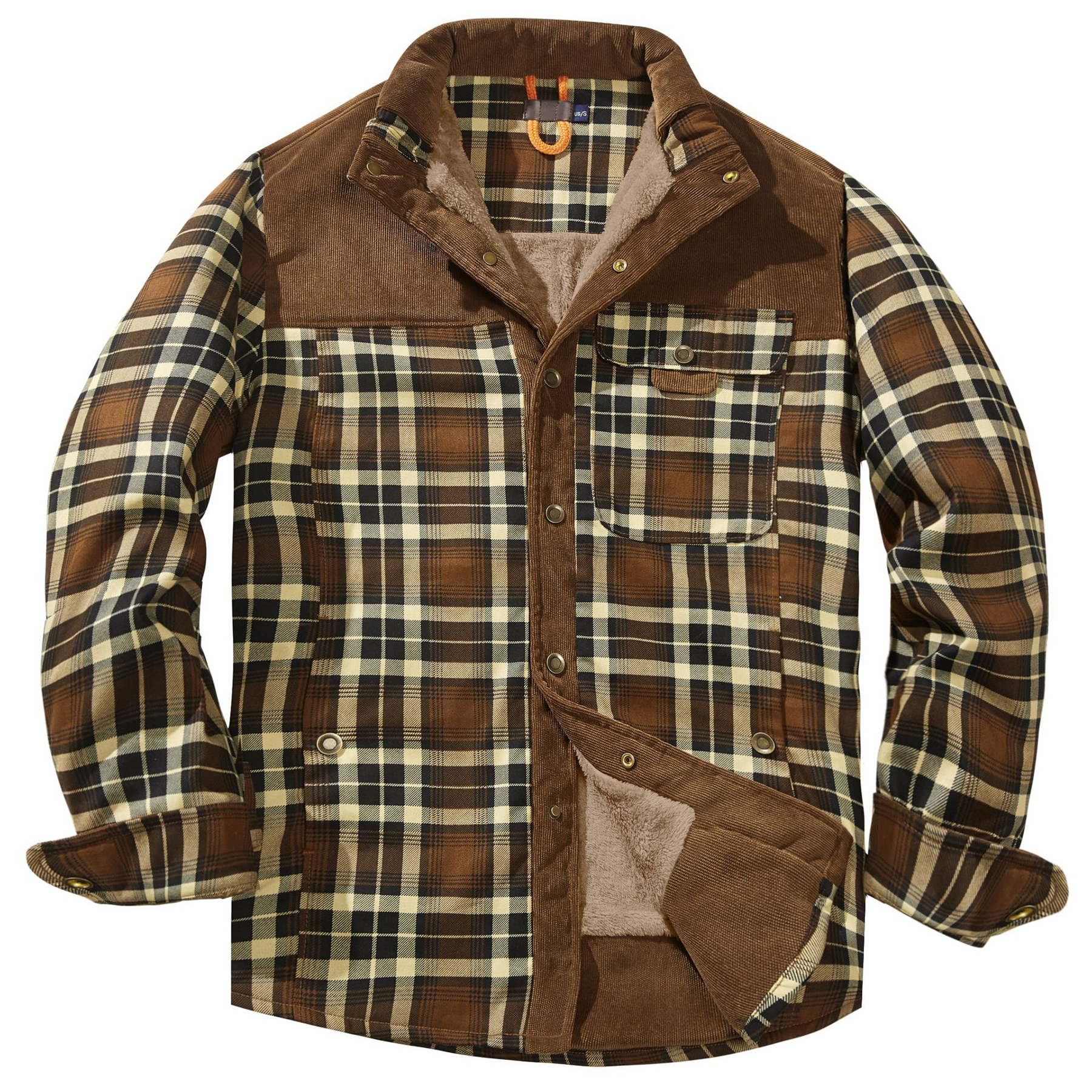 Men's Casual Plaid Shirt 9
