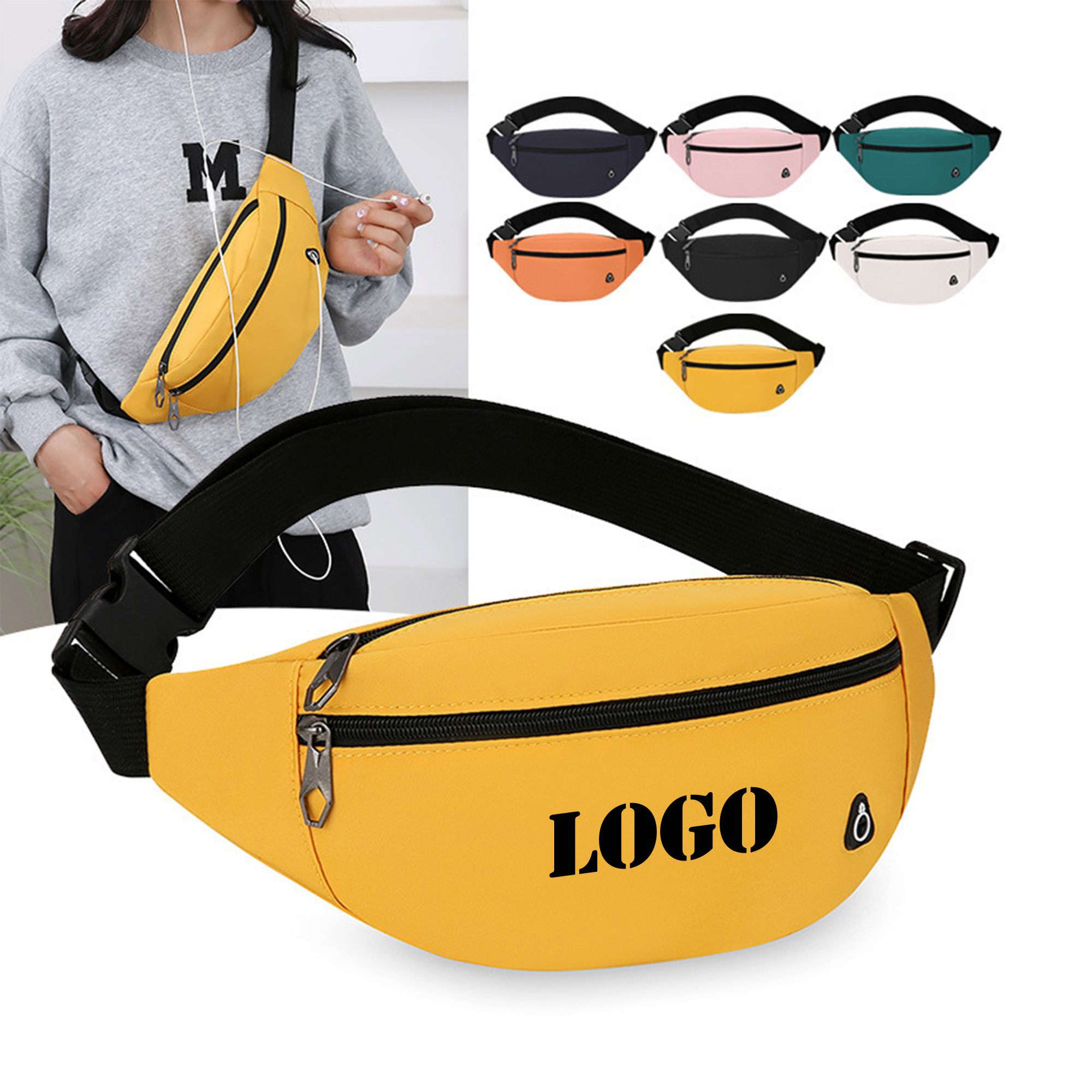 MOQ 50 pcs Multi Functional Sports Waist Bag 2