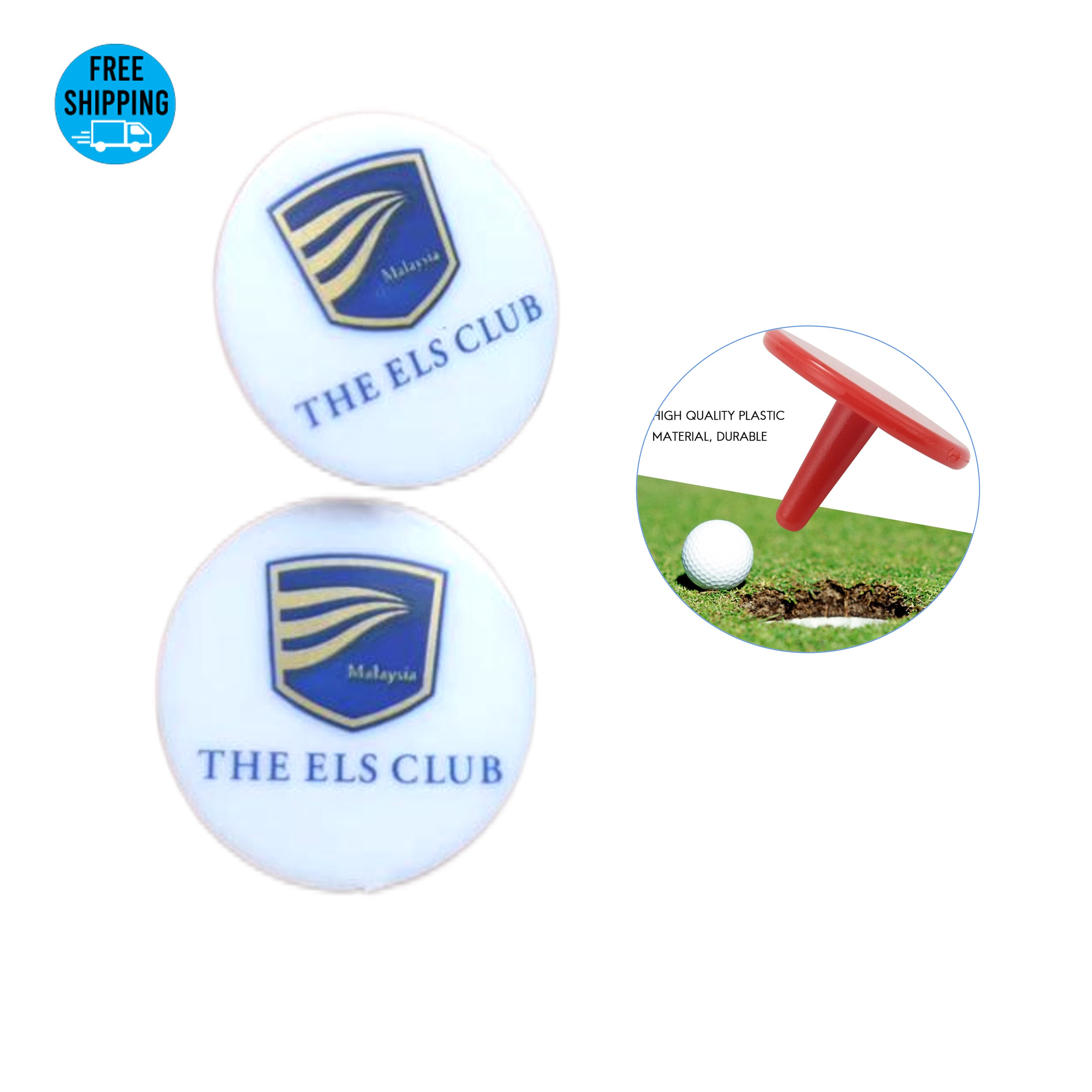 Plastic Golf Ball Markers 1