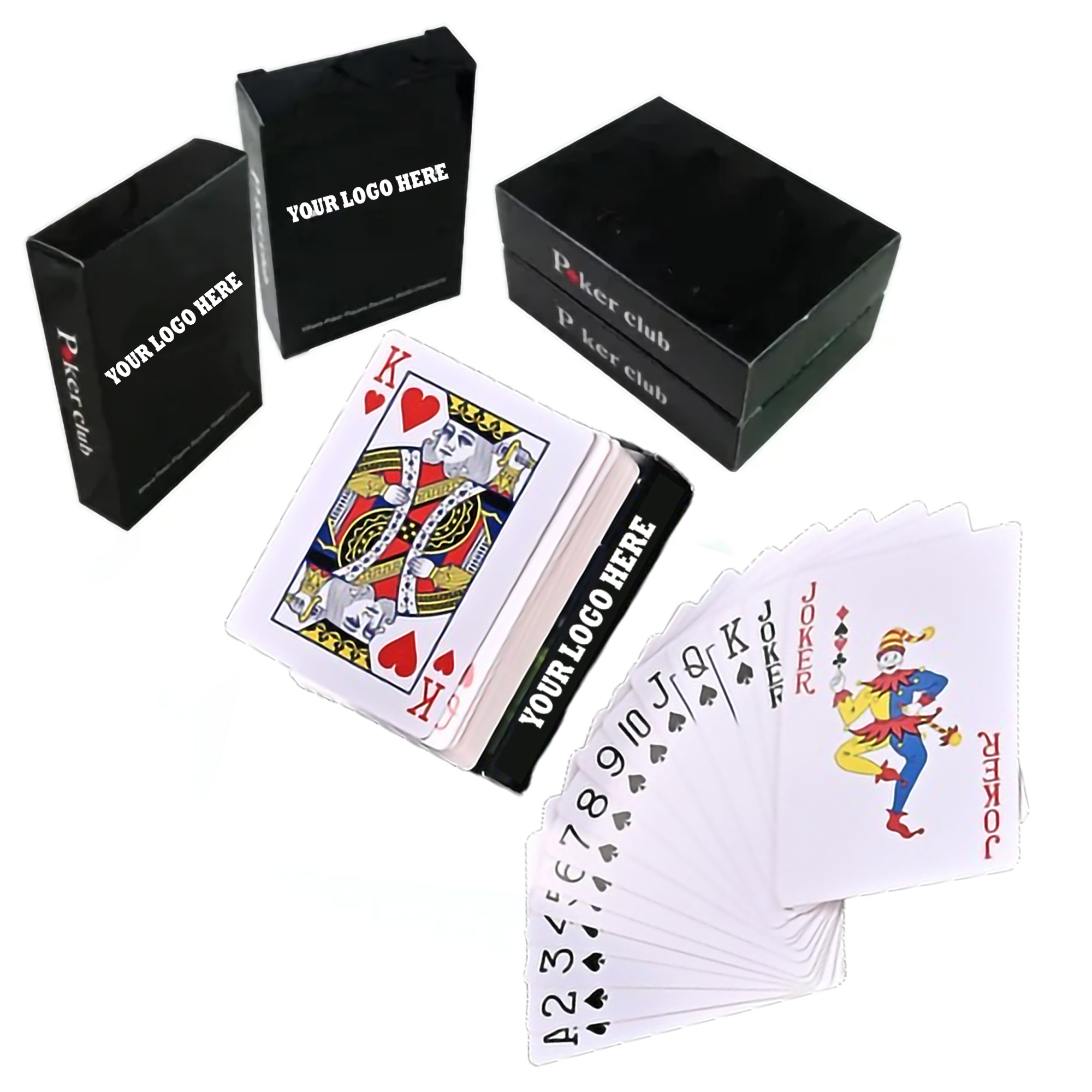 MOQ100 Full Color Customized Poker Playing Cards 2