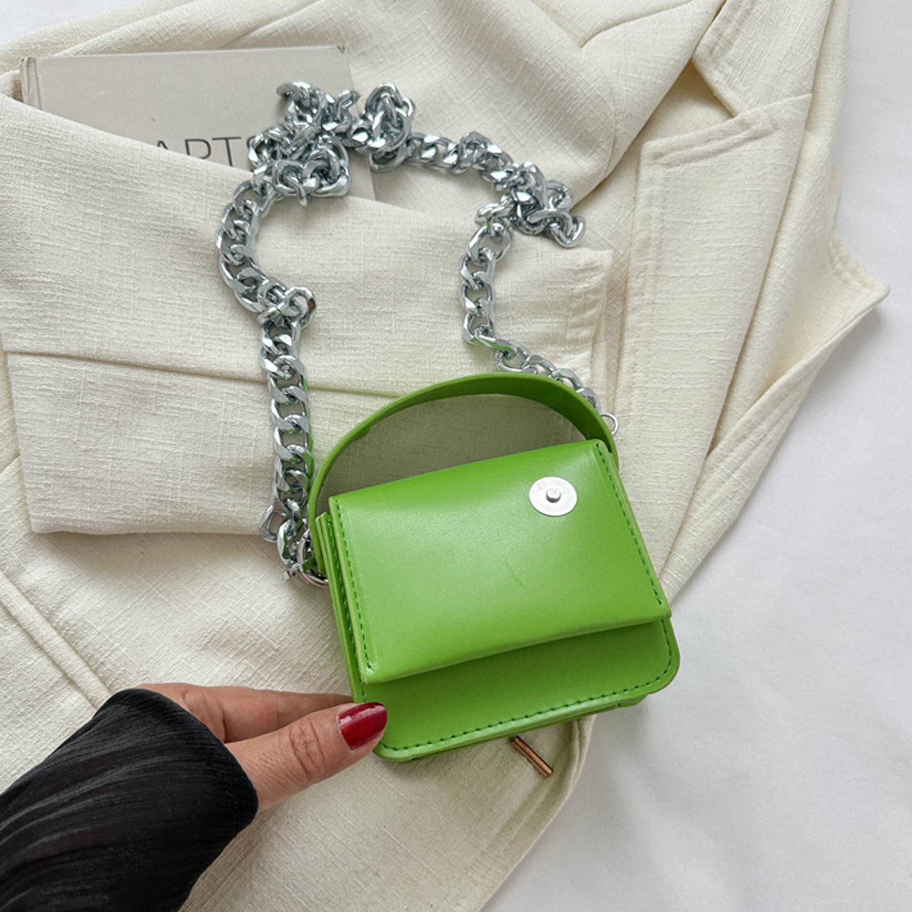 Children's Minimalist and Fashionable PU Leather Handbag 5