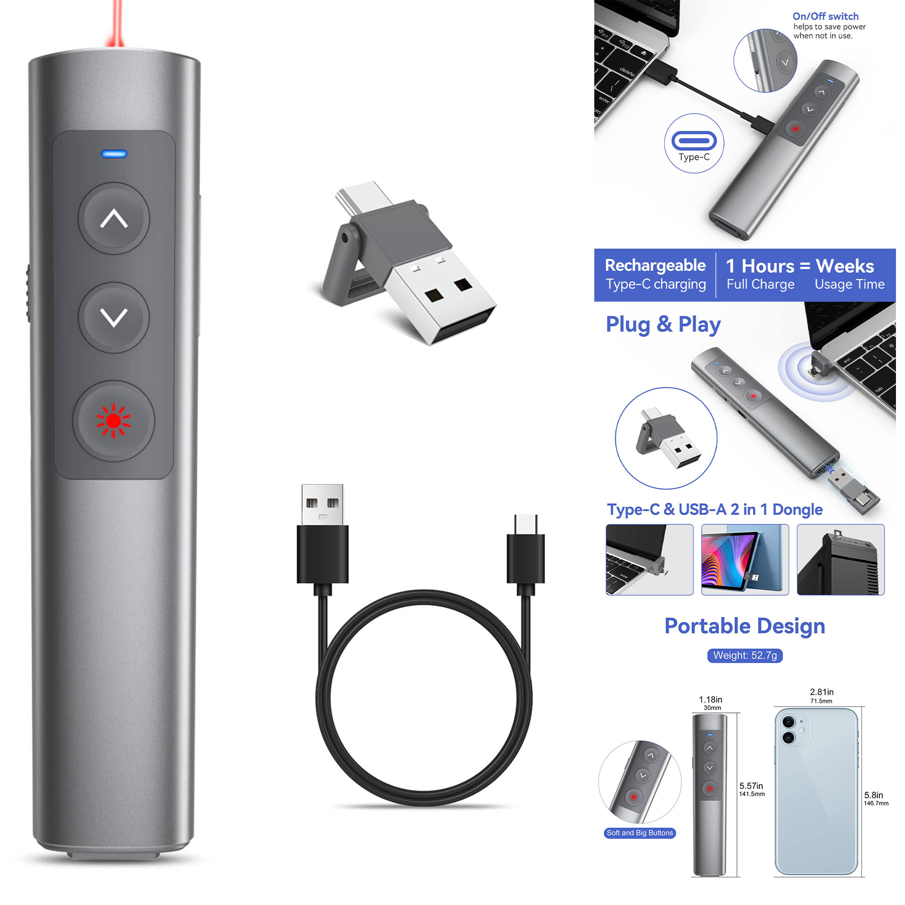 Wireless Clicker for Powerpoint Presentations