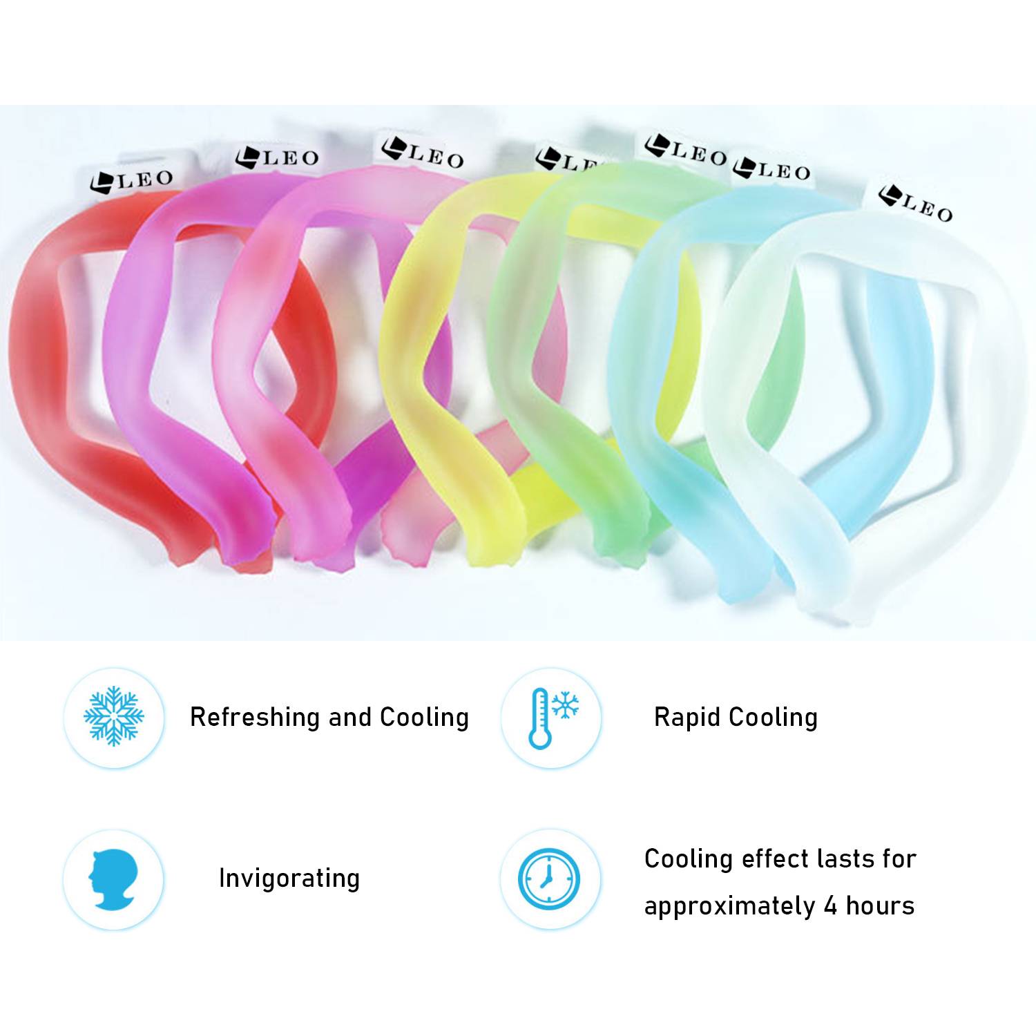 Neck Cooler Ice Ring Pack 4