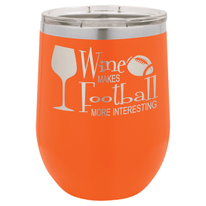 12 Oz. Stainless Steel Vacuum Insulated Stemless Wine Tumbler With Lid 16
